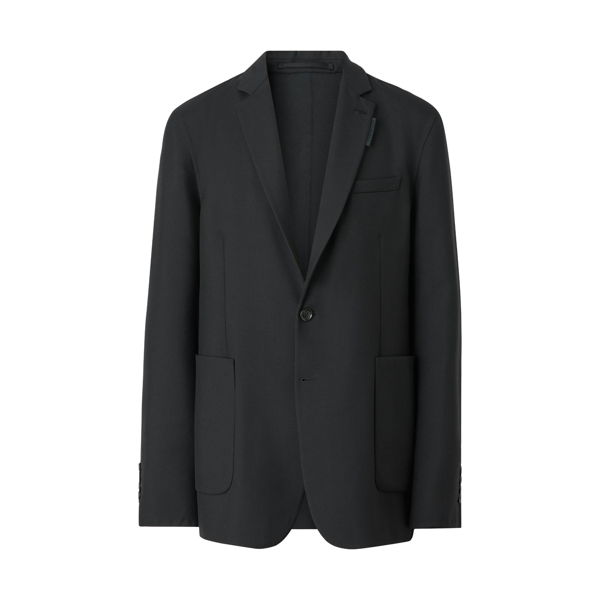 슬림핏 더블 페이스드 울 테일러드 재킷