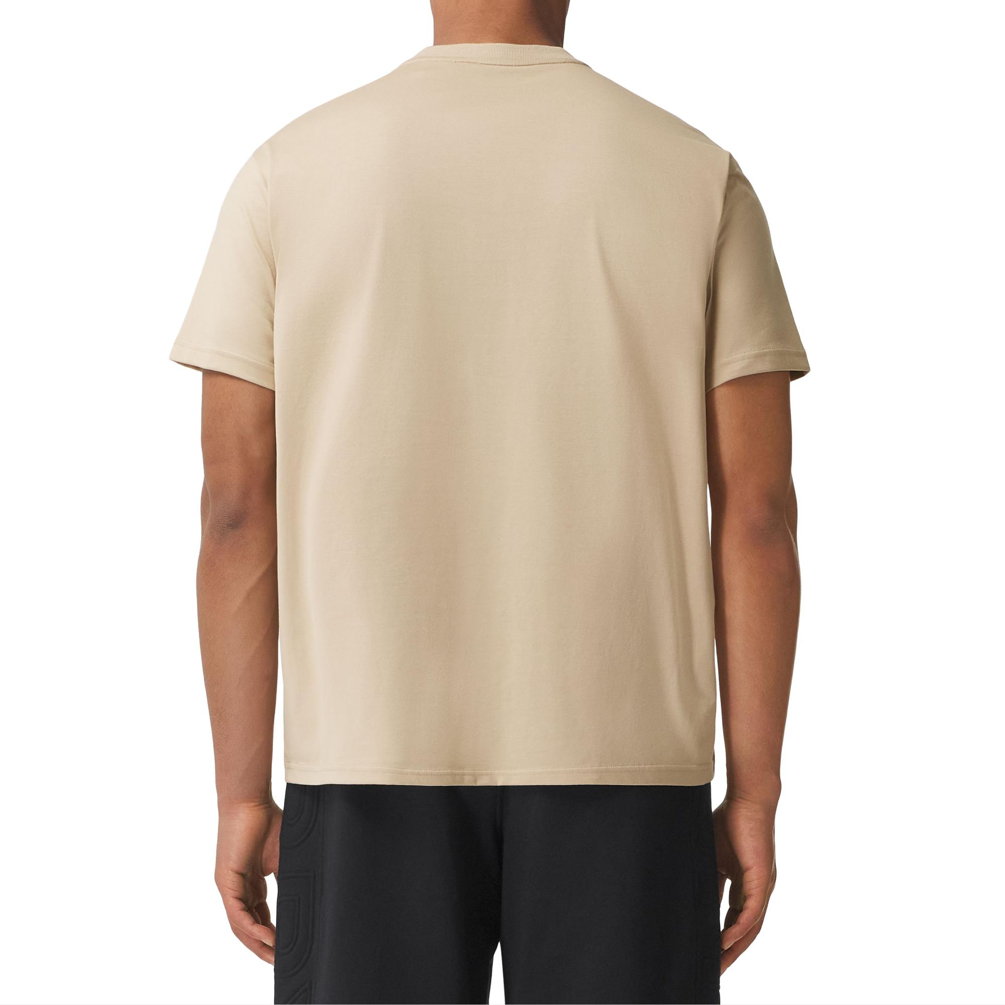 로고 프린트 코튼 오버사이즈 티셔츠