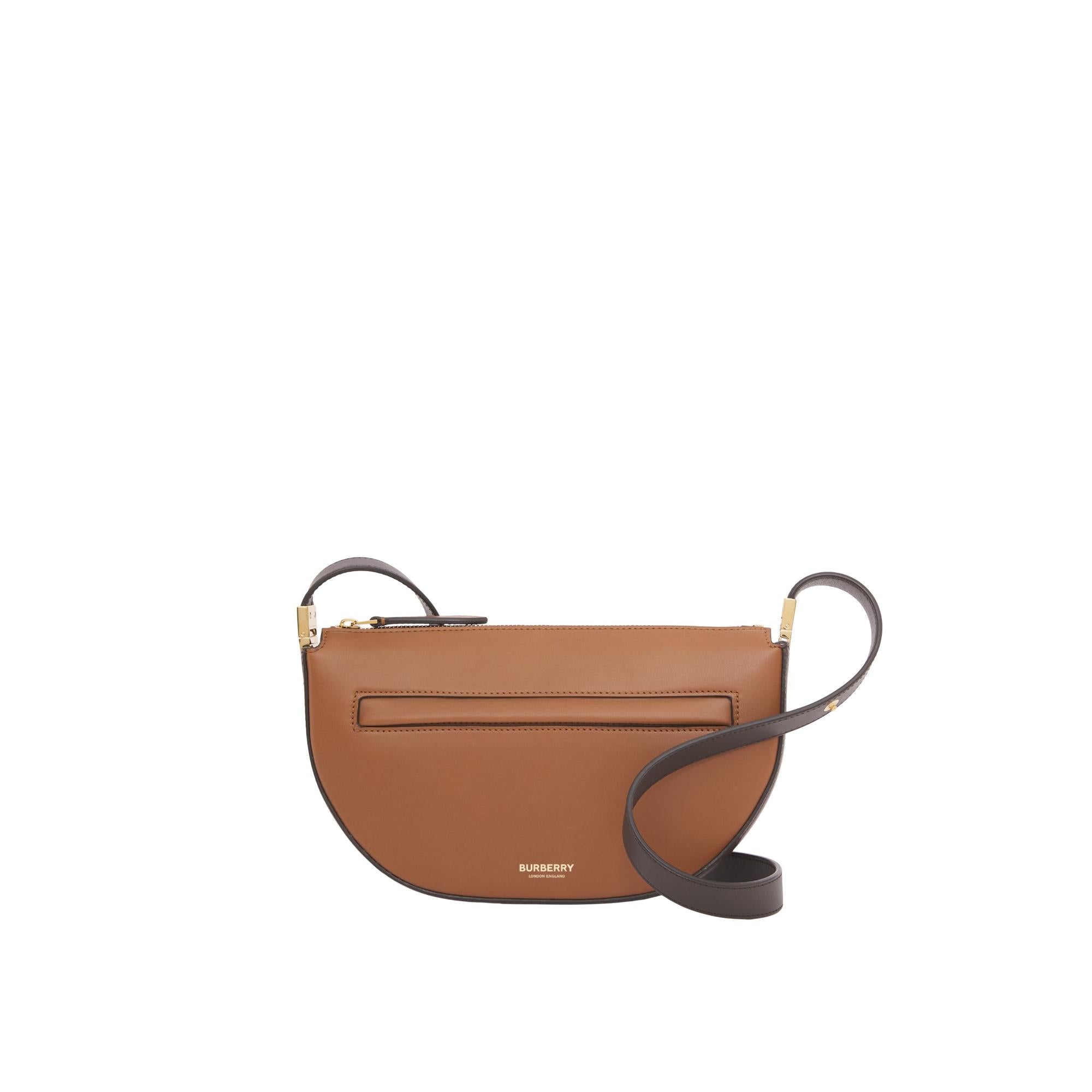 미니 레더 지퍼 올림피아 백