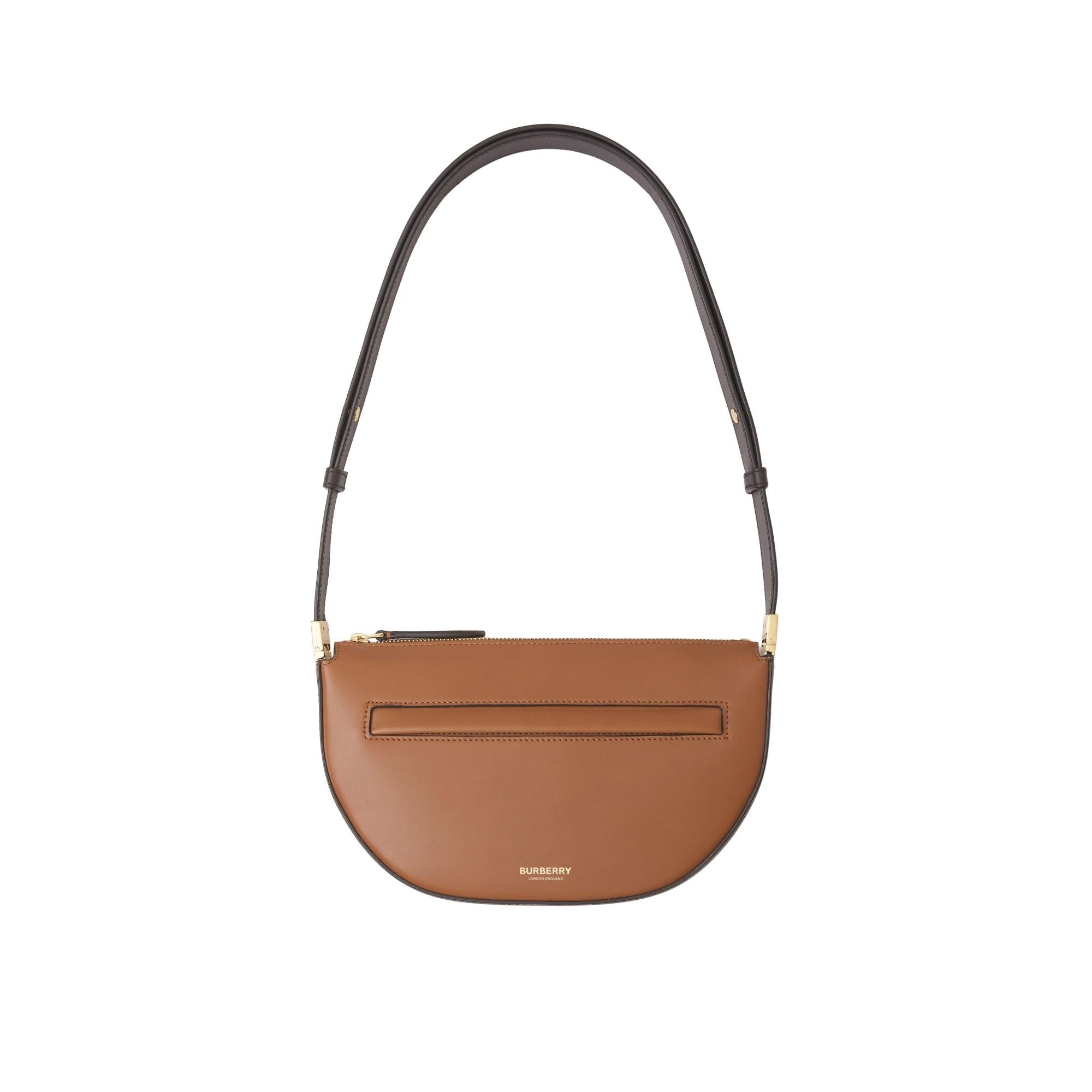 미니 레더 지퍼 올림피아 백