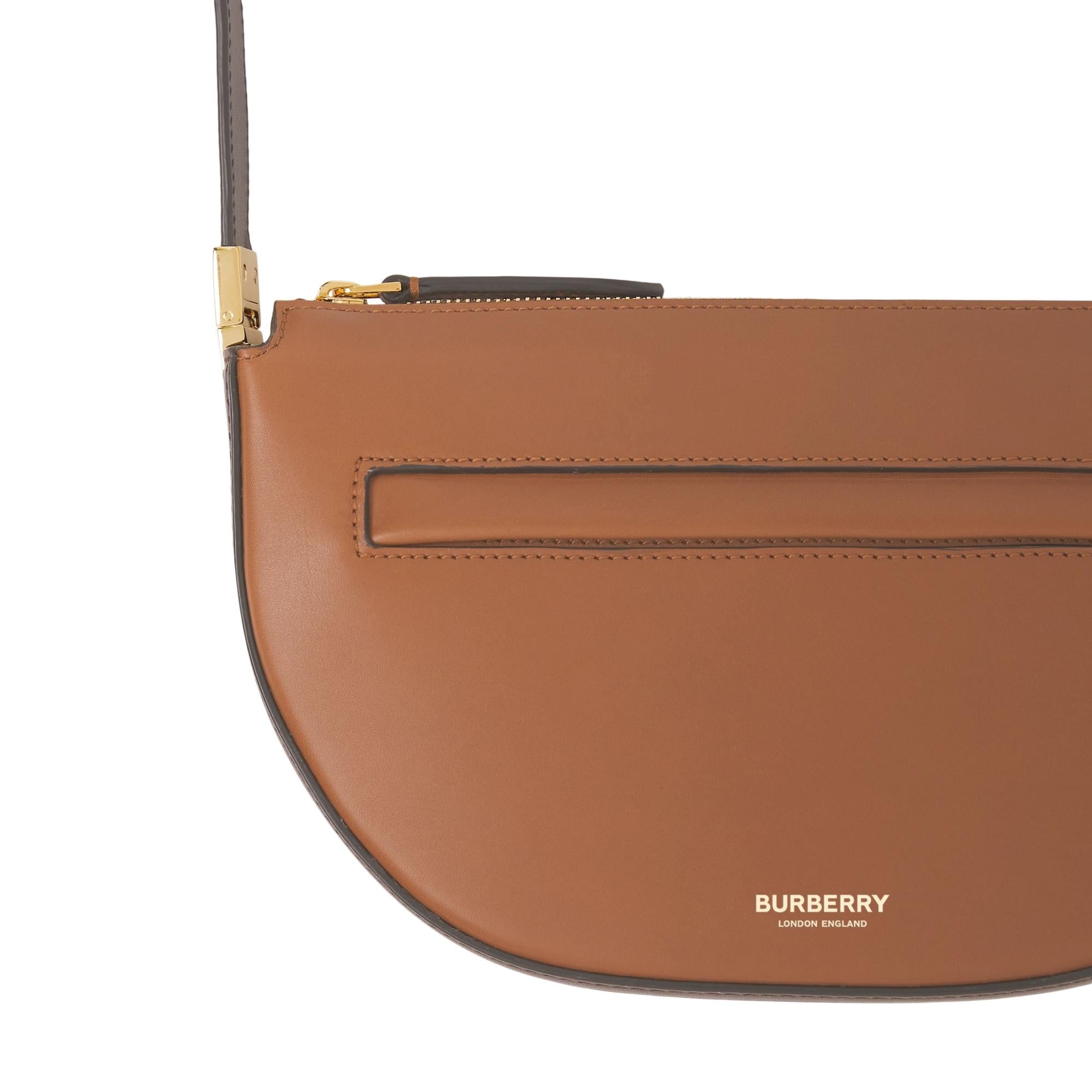 미니 레더 지퍼 올림피아 백