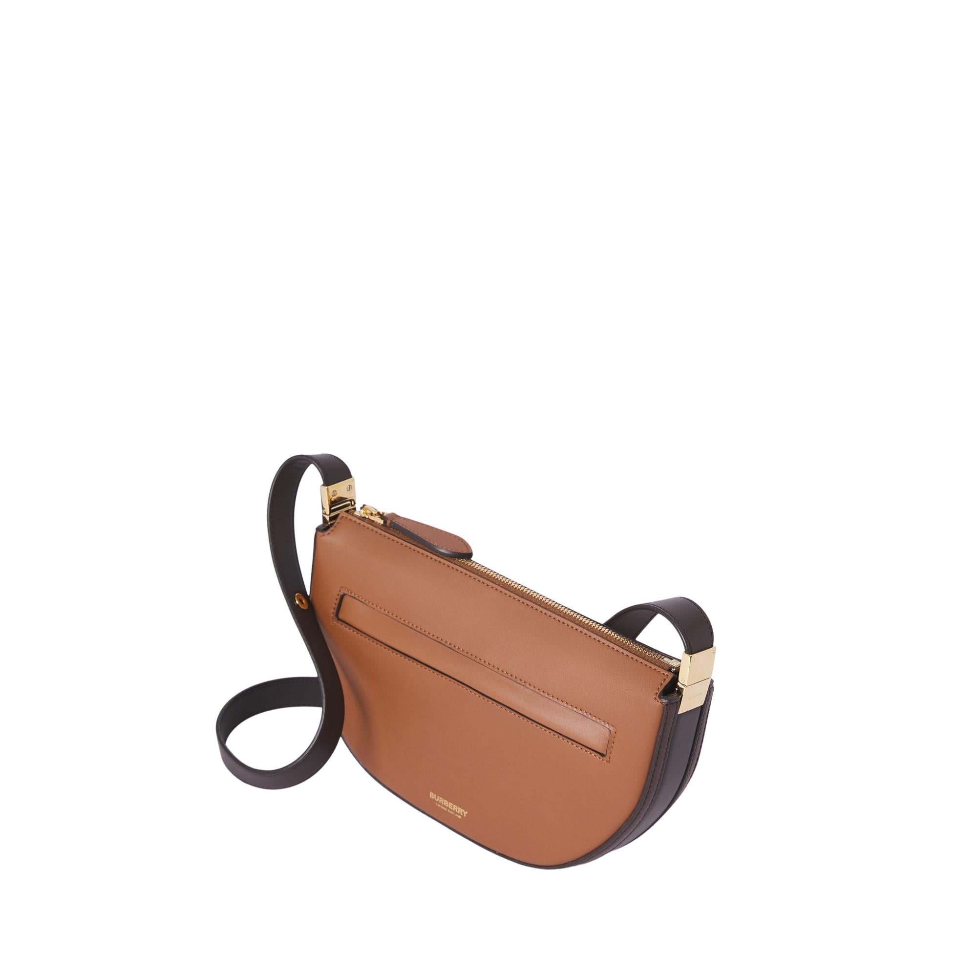 미니 레더 지퍼 올림피아 백