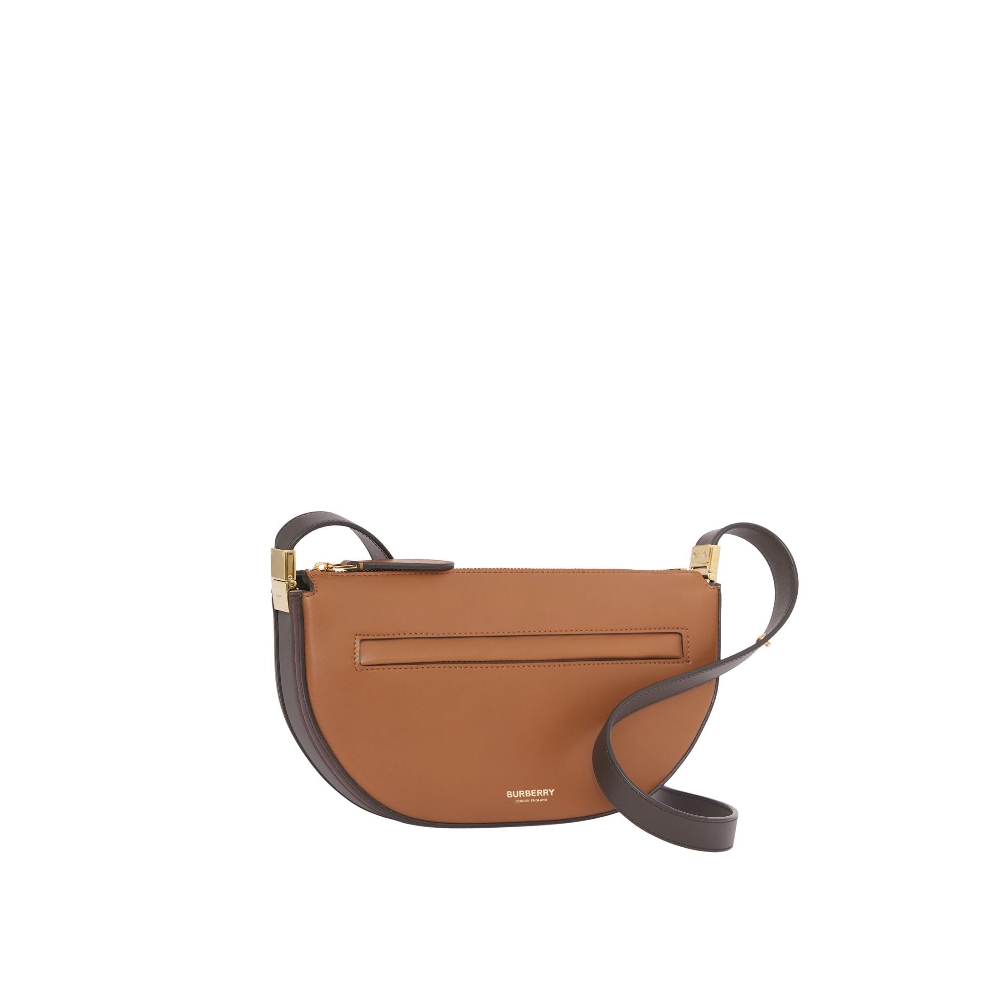 미니 레더 지퍼 올림피아 백