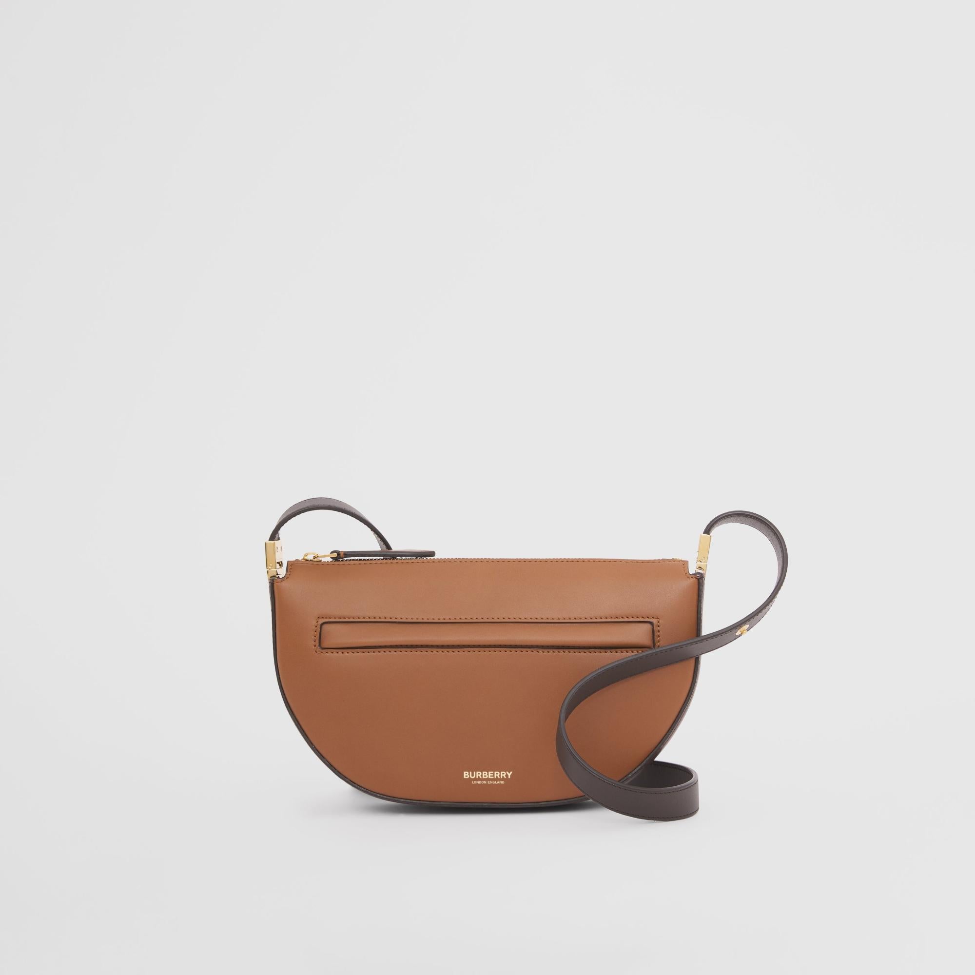 미니 레더 지퍼 올림피아 백