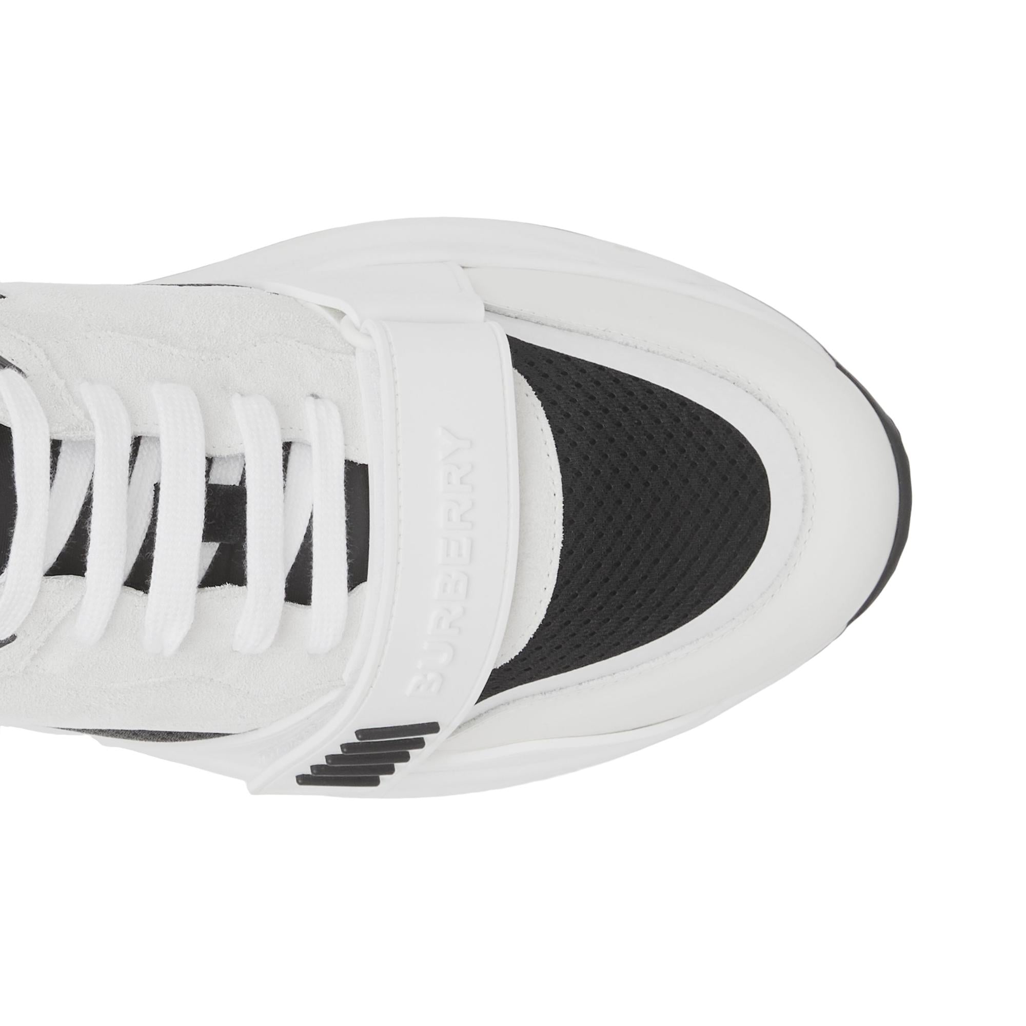 메시 스웨이드 빈티지 체크 코튼 스니커즈