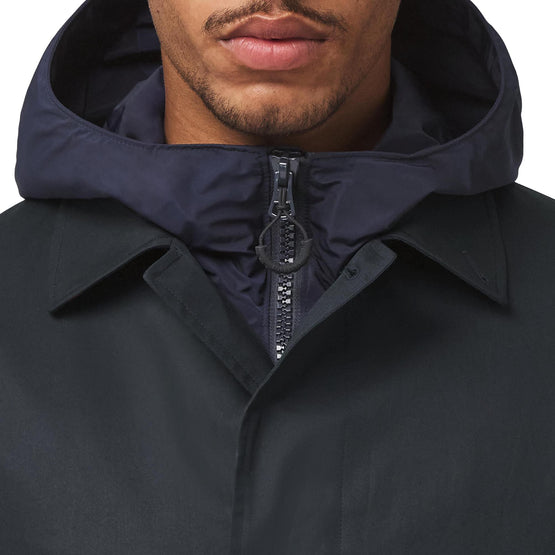 미드 렝스 라이트 개버딘 카 코트