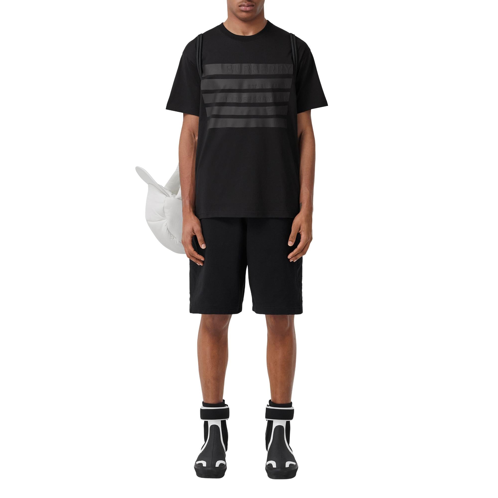 호스페리 프린트 코튼 오버사이즈 티셔츠