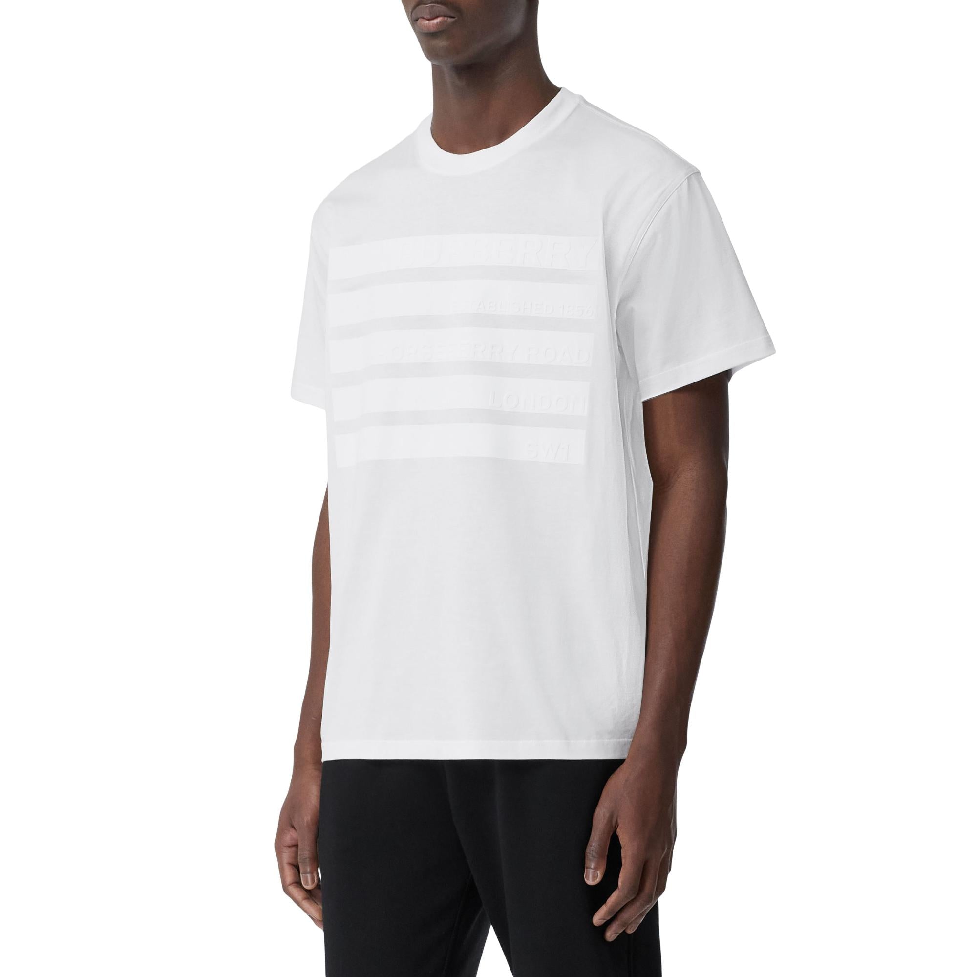 호스페리 프린트 코튼 오버사이즈 티셔츠