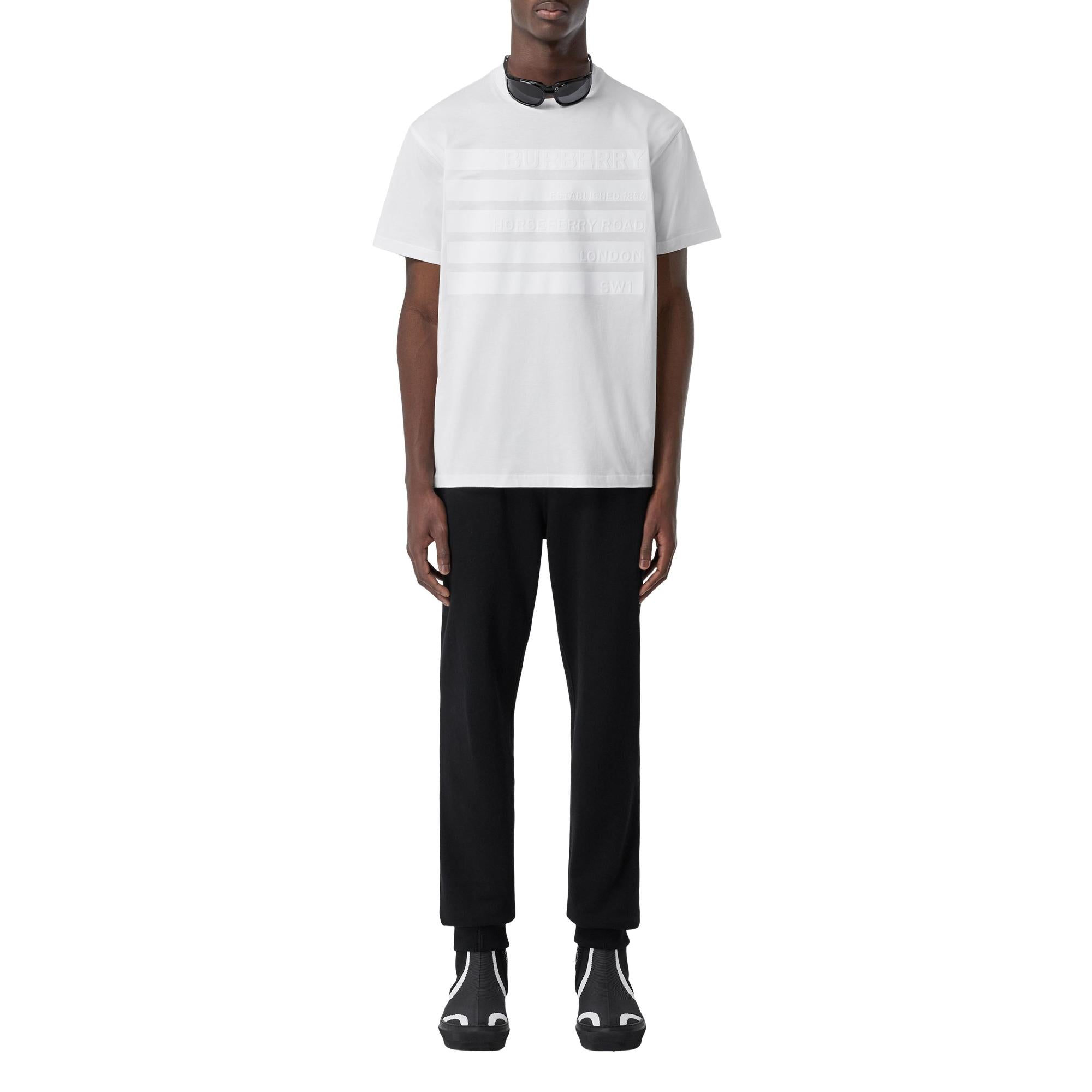 호스페리 프린트 코튼 오버사이즈 티셔츠