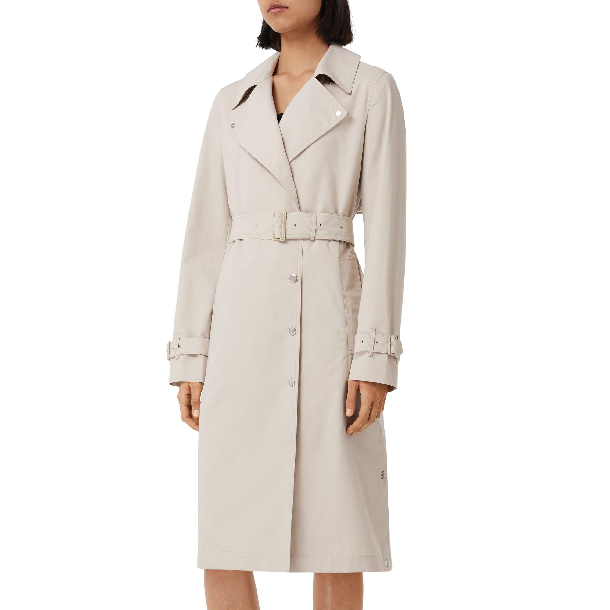 코튼 벨트 트렌치코트