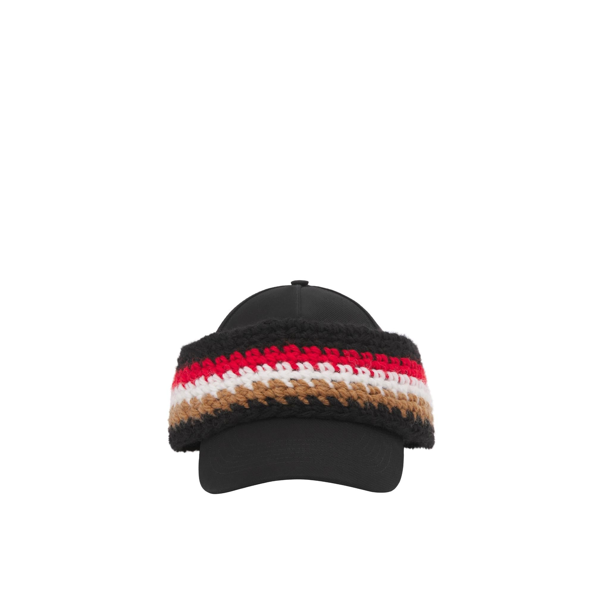 크로셰 니트 헤드밴드 코튼 야구 모자