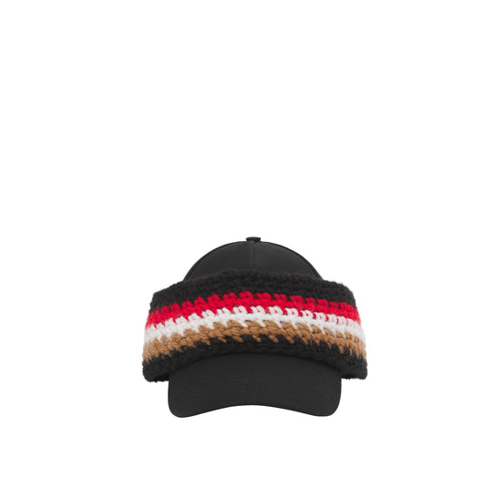 크로셰 니트 헤드밴드 코튼 야구 모자