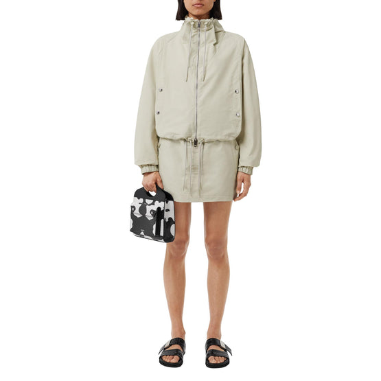 호스페리 스퀘어 프린트 테크니컬 코튼 재킷