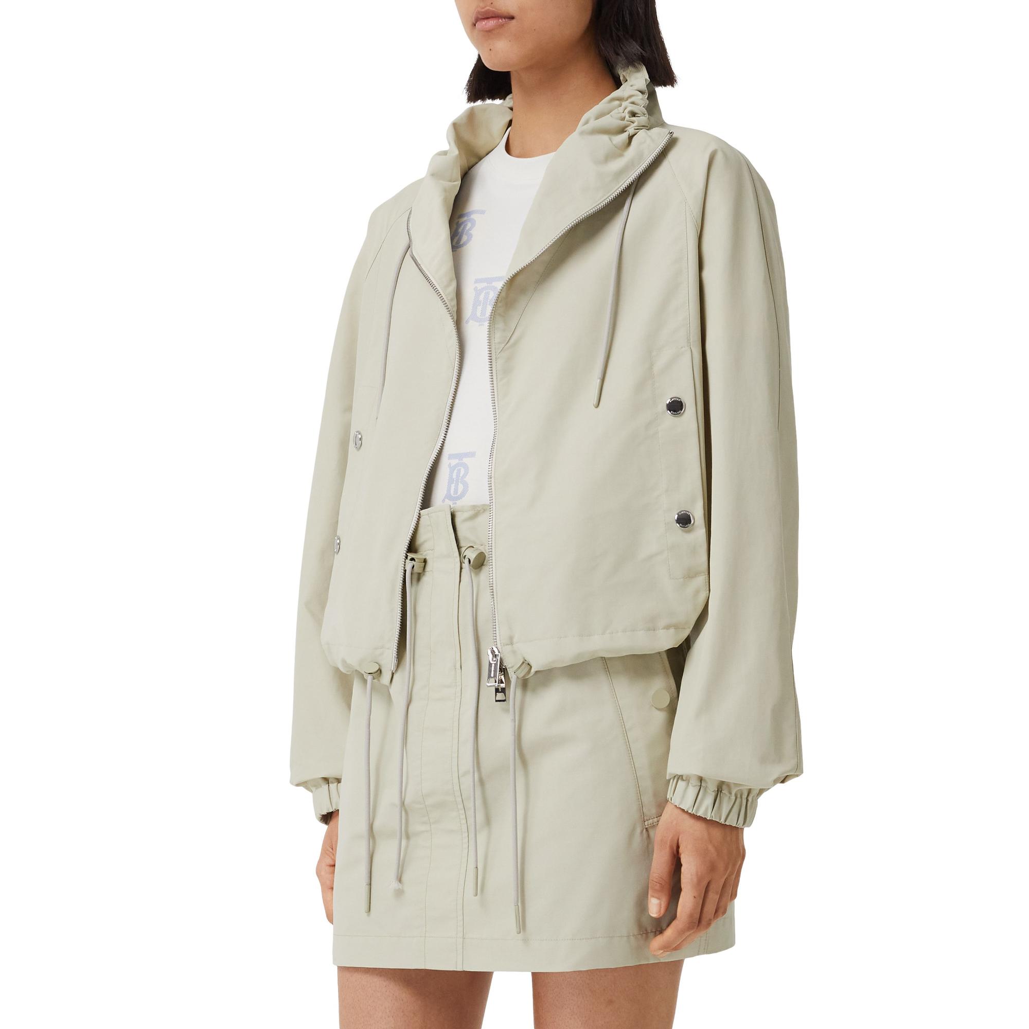 호스페리 스퀘어 프린트 테크니컬 코튼 재킷