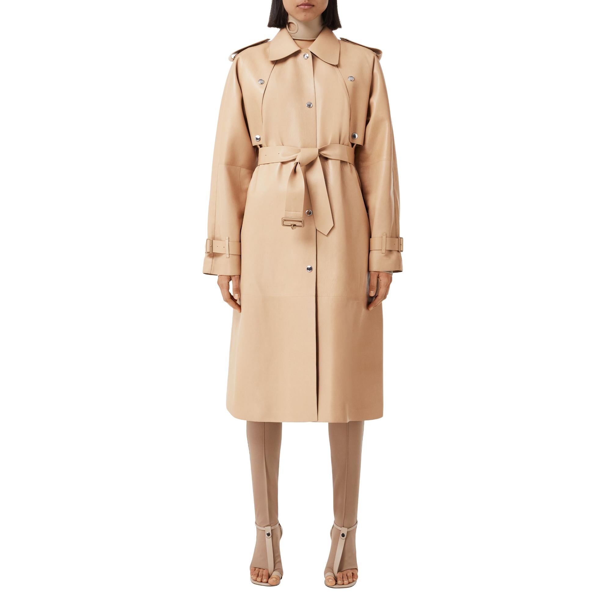 플롱제 램스킨 싱글브레스트 코트