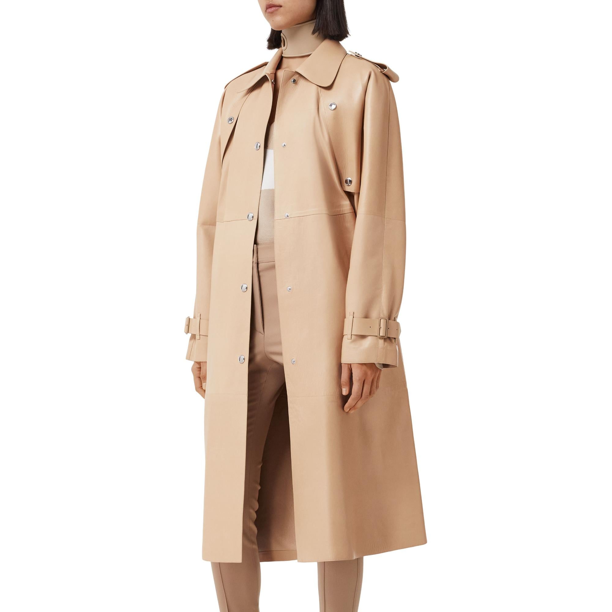 플롱제 램스킨 싱글브레스트 코트