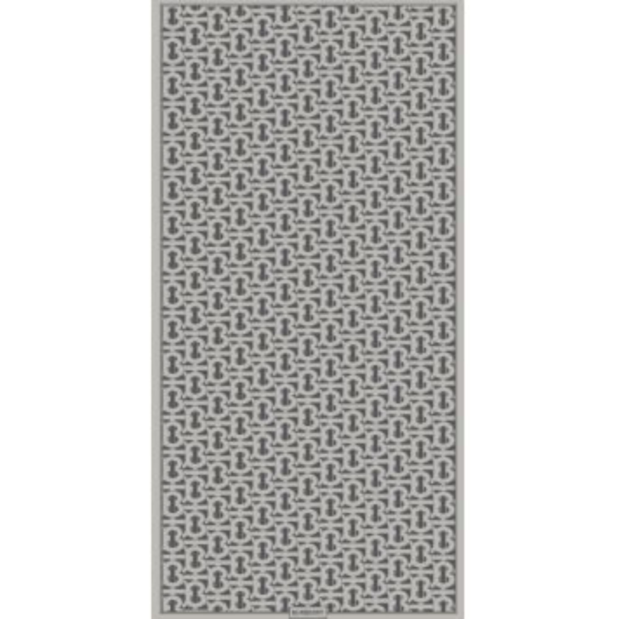 모노그램 실크 시폰 자카드 스카프