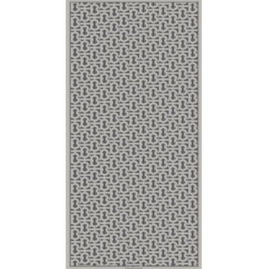 모노그램 실크 시폰 자카드 스카프