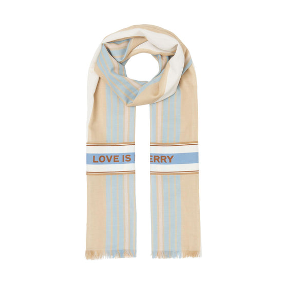 Love Is Eternal 스트라이프 코튼 캐시미어 자카드 스카프