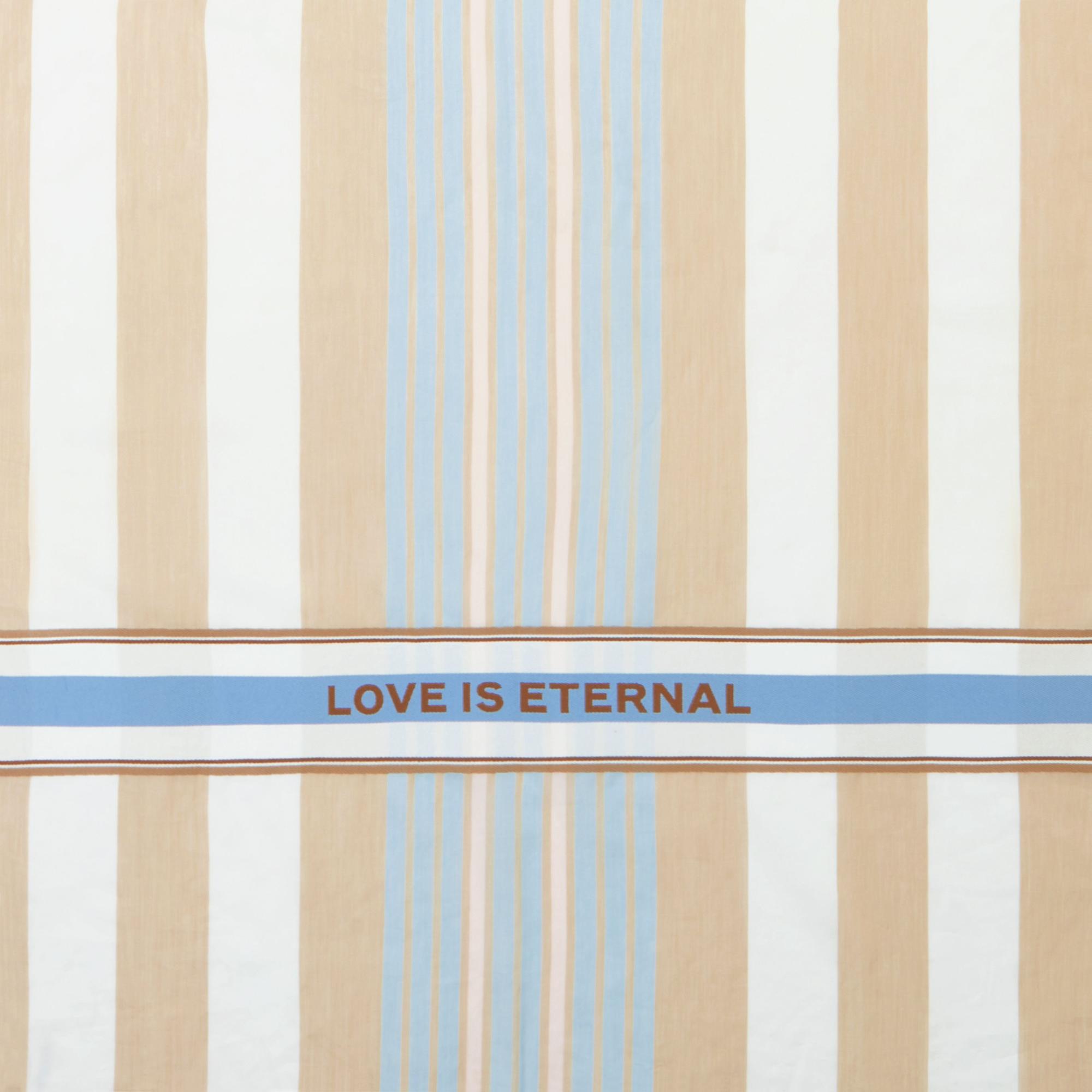 Love Is Eternal 스트라이프 코튼 캐시미어 자카드 스카프