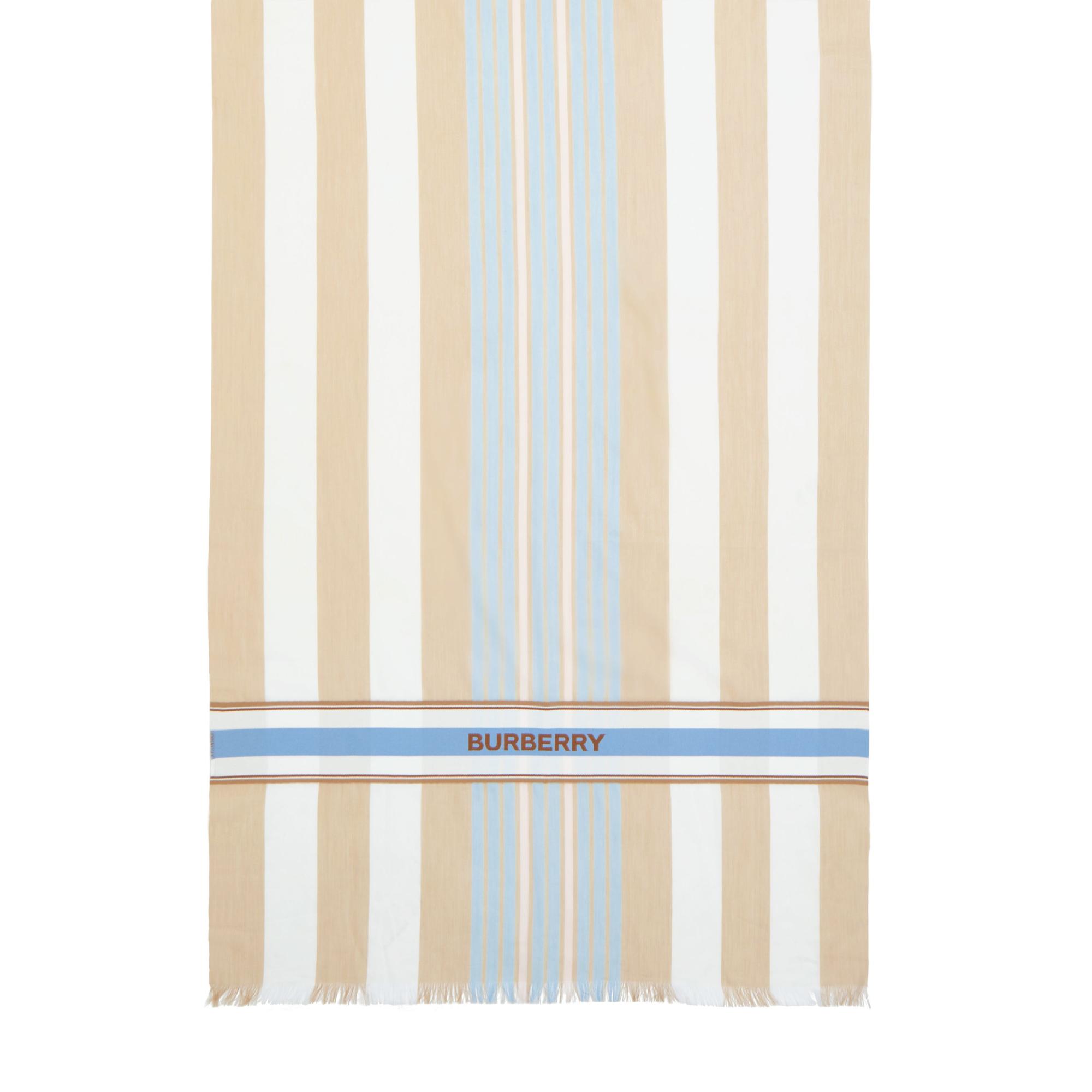 Love Is Eternal 스트라이프 코튼 캐시미어 자카드 스카프