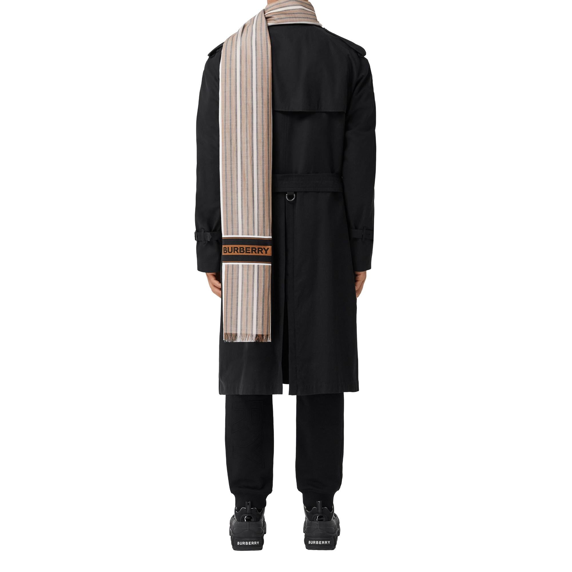 Love Is Eternal 스트라이프 코튼 캐시미어 자카드 스카프