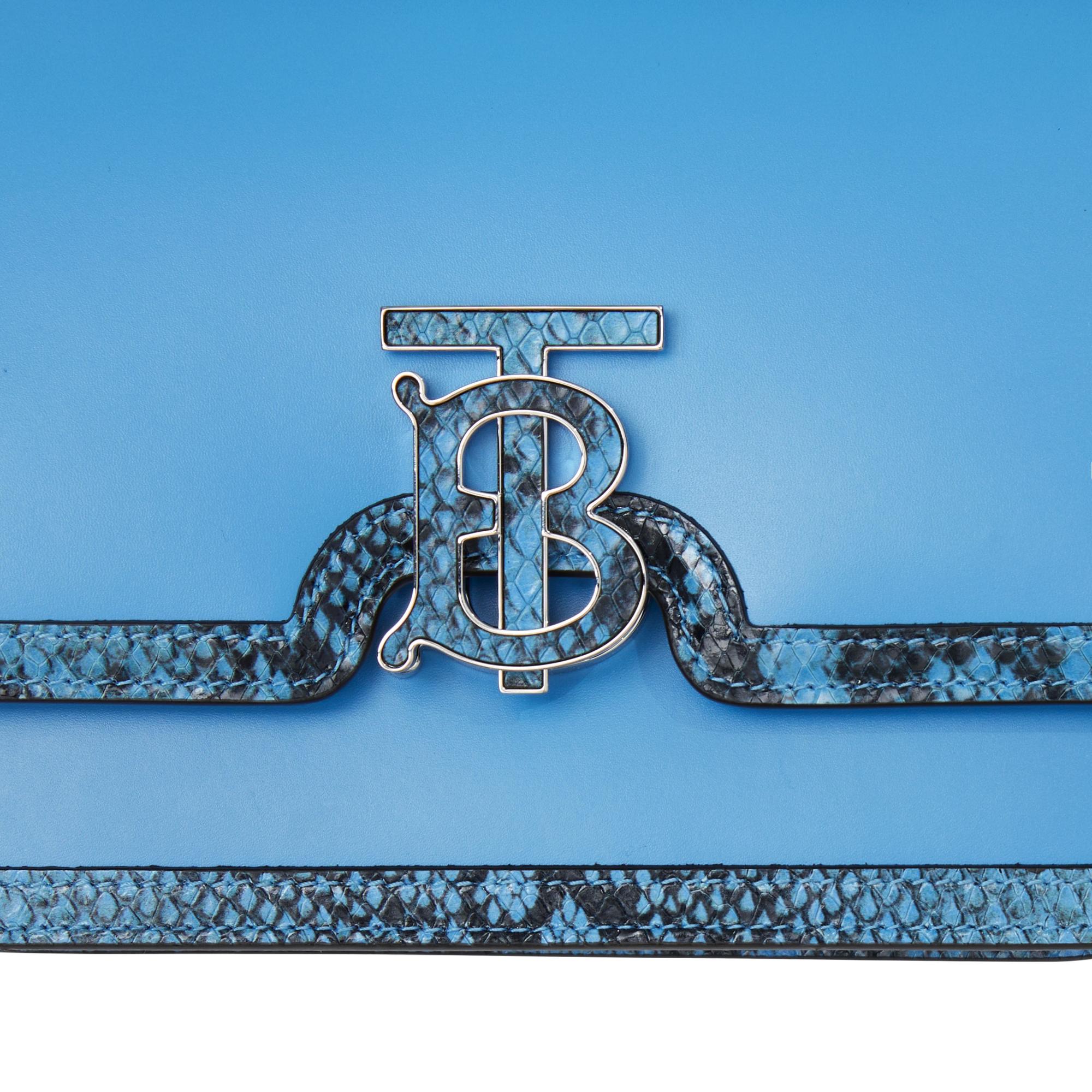 레더 파이톤 프린트 스몰 TB 백