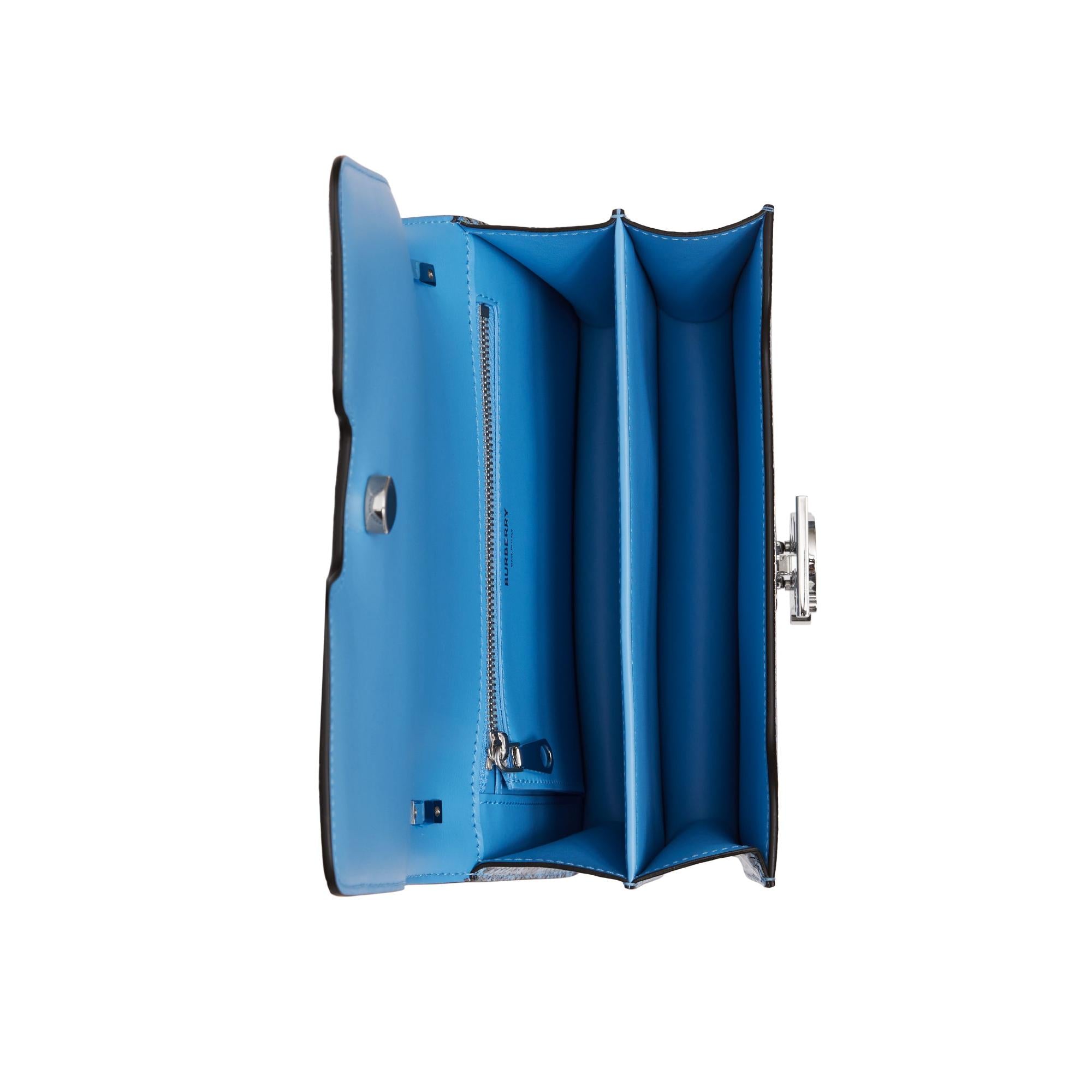 레더 파이톤 프린트 스몰 TB 백