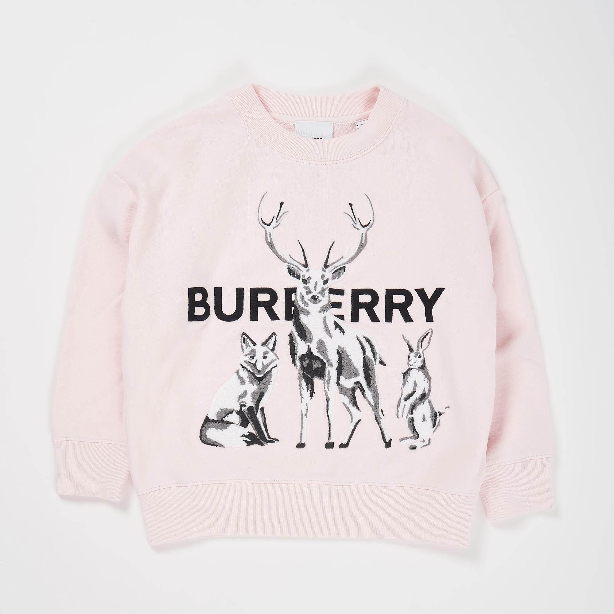 애니멀 킹덤 엠브로이더리 코튼 스웨트셔츠