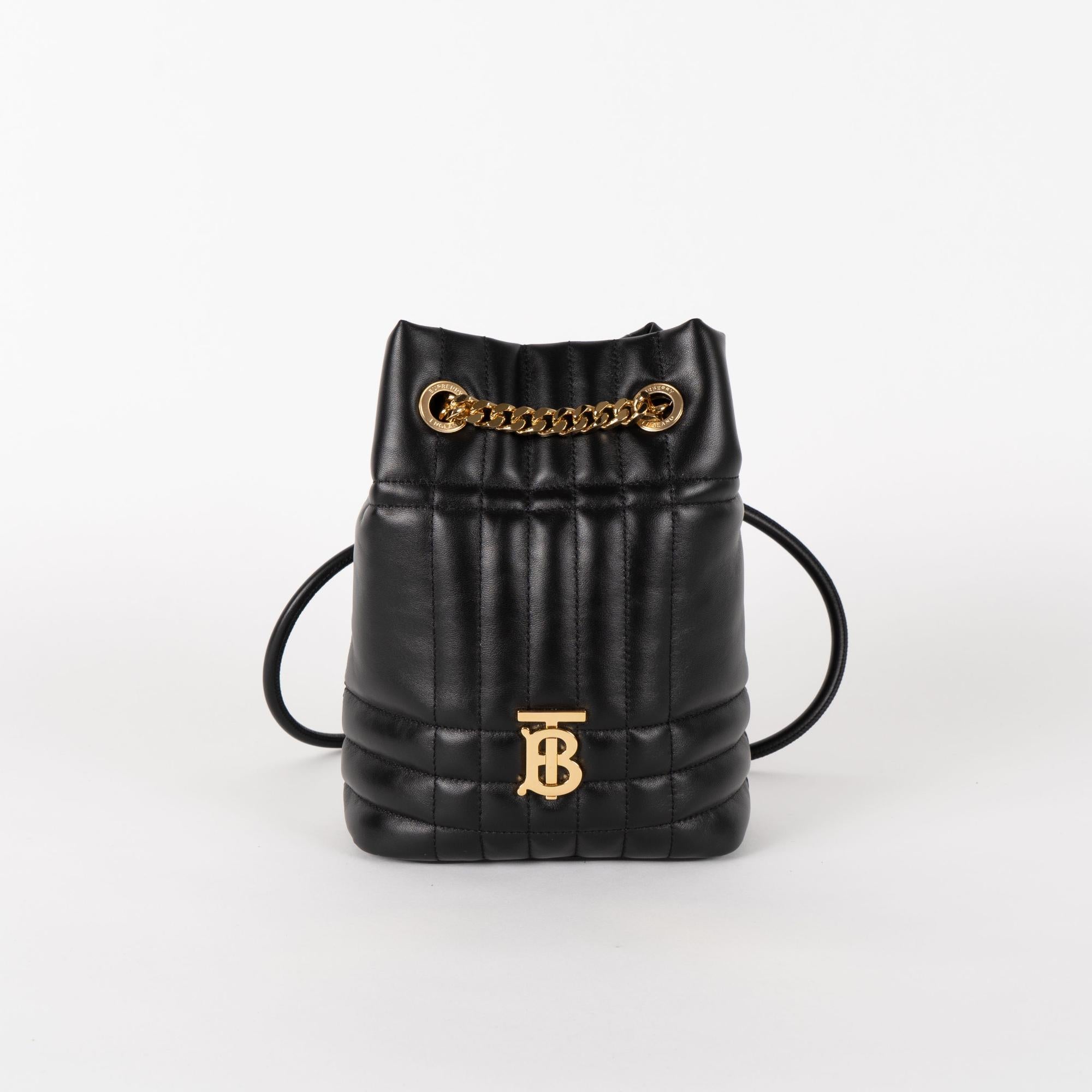 퀼팅 레더 미니 롤라 백팩