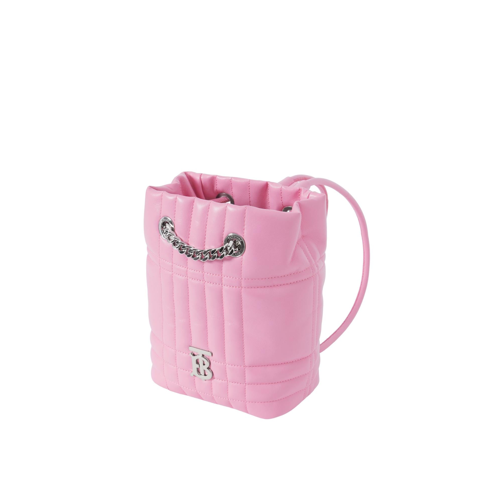 퀼팅 레더 미니 롤라 백팩