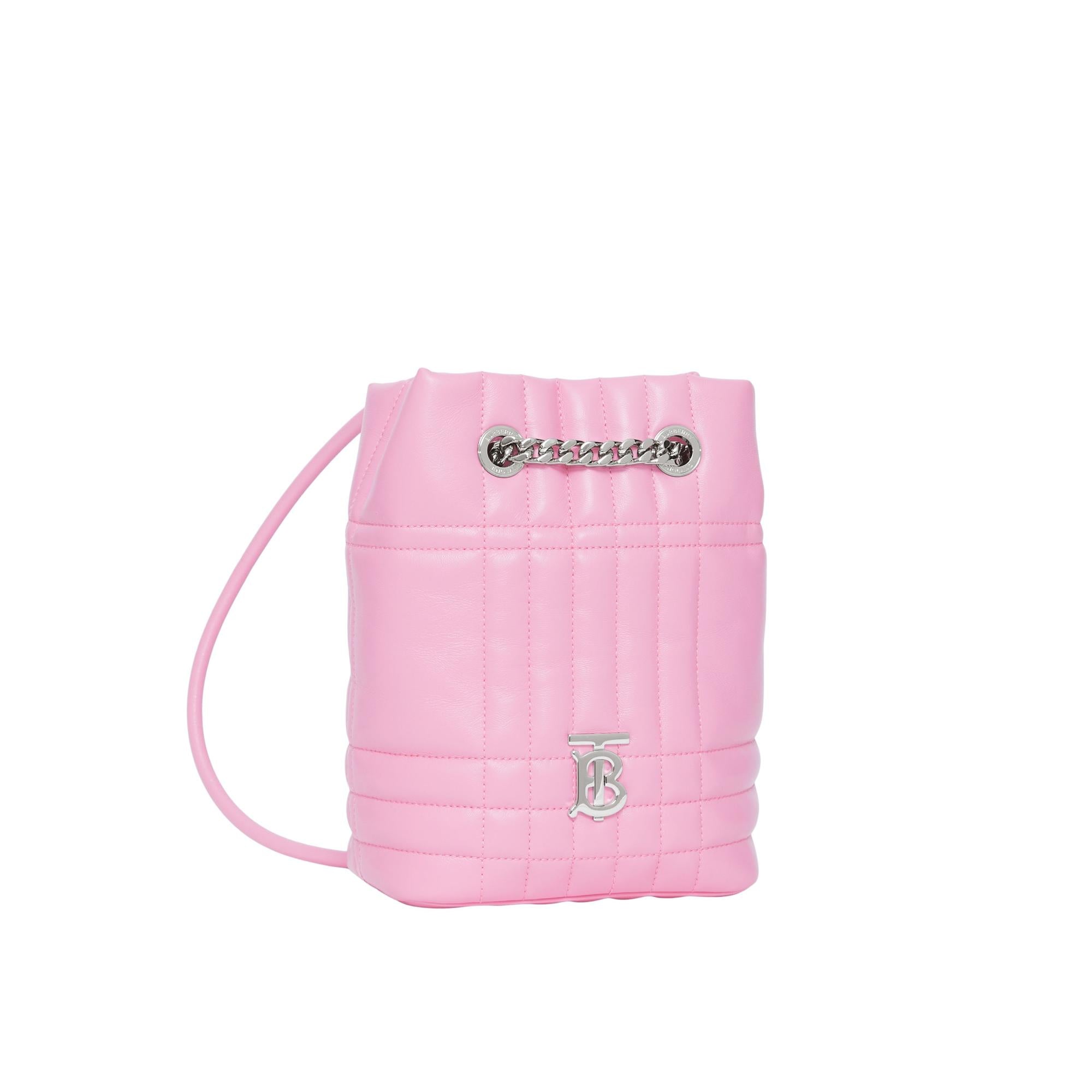 퀼팅 레더 미니 롤라 백팩