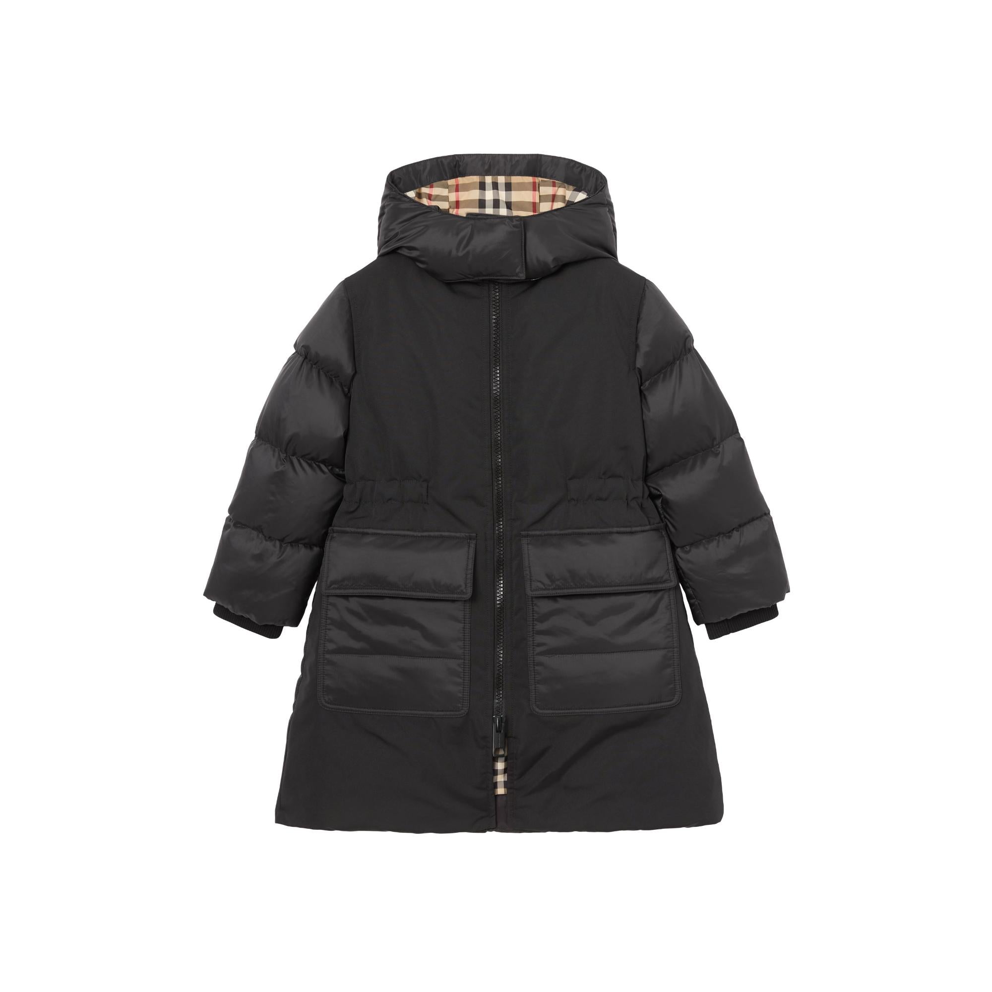 호스페리 프린트 다운 퍼퍼 코트