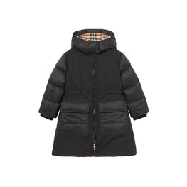 호스페리 프린트 다운 퍼퍼 코트