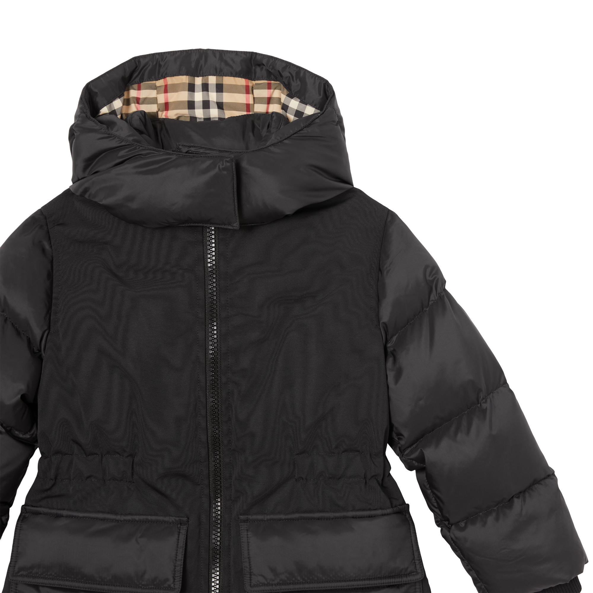 호스페리 프린트 다운 퍼퍼 코트