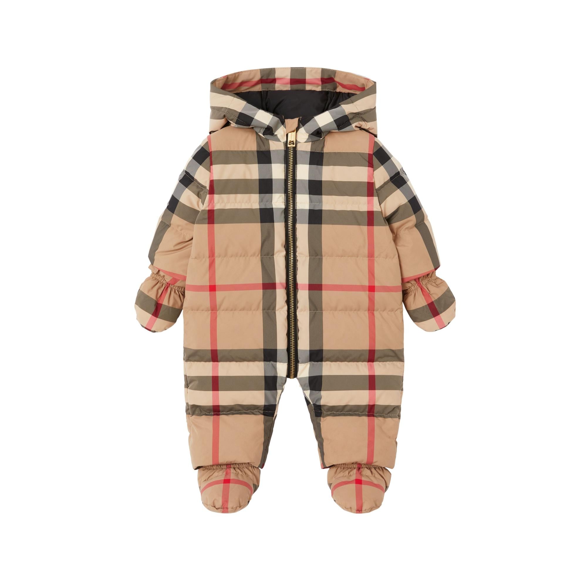 체크 퍼퍼 수트