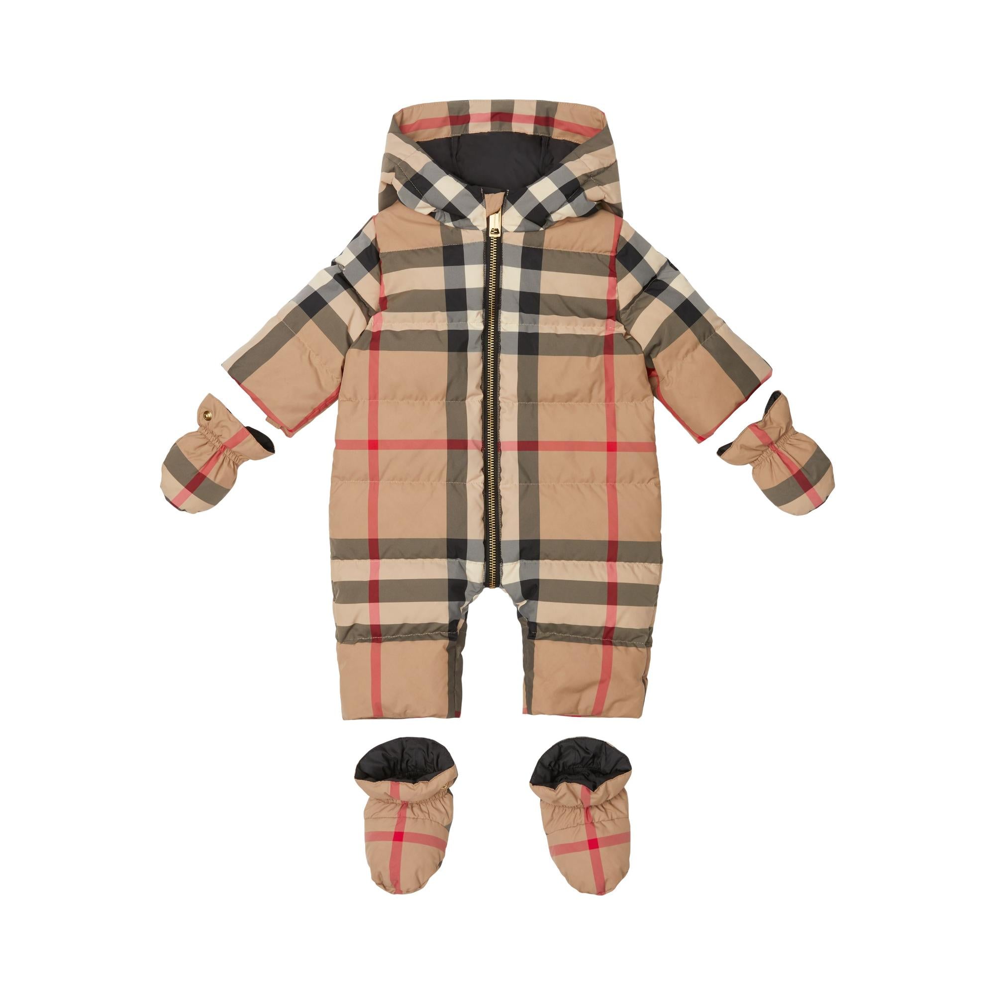 체크 퍼퍼 수트