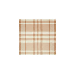 라지 체크 캐시미어 스퀘어 스카프