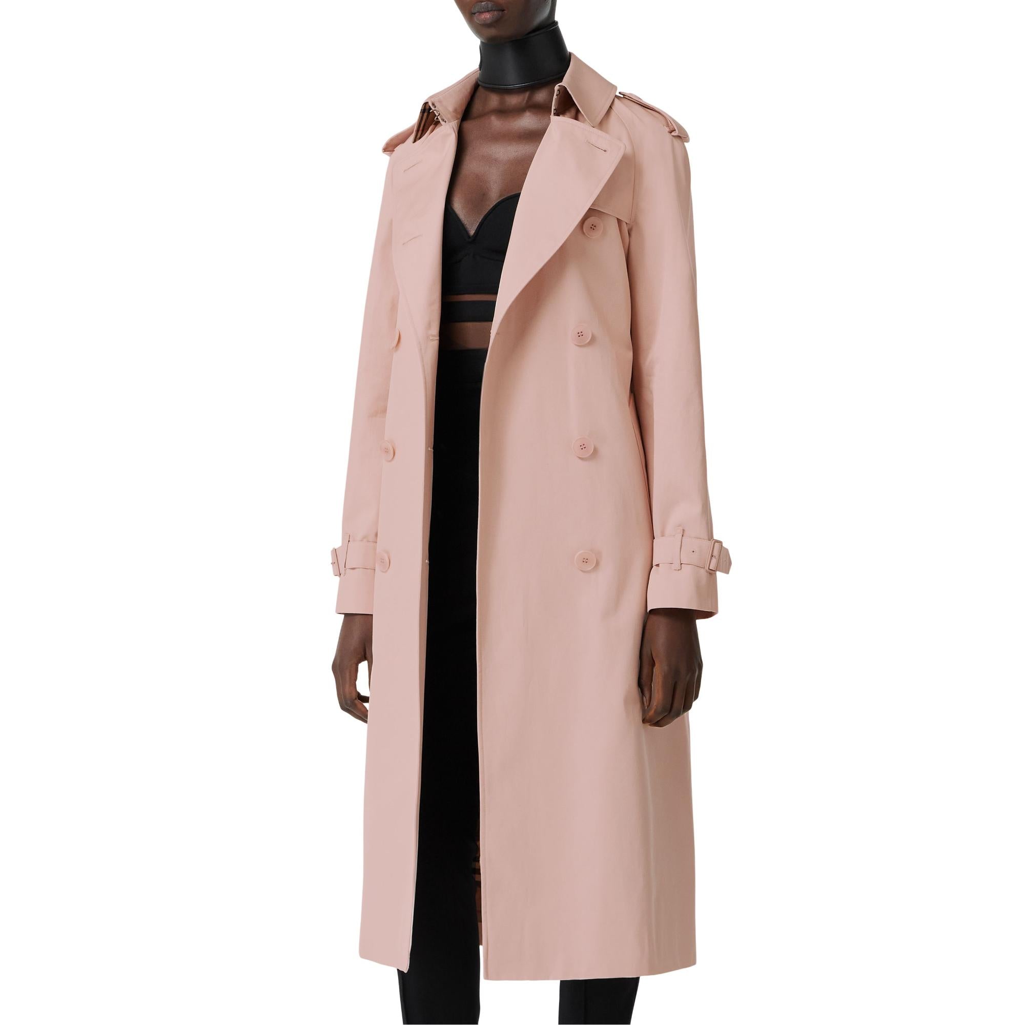 코튼 개버딘 트렌치코트