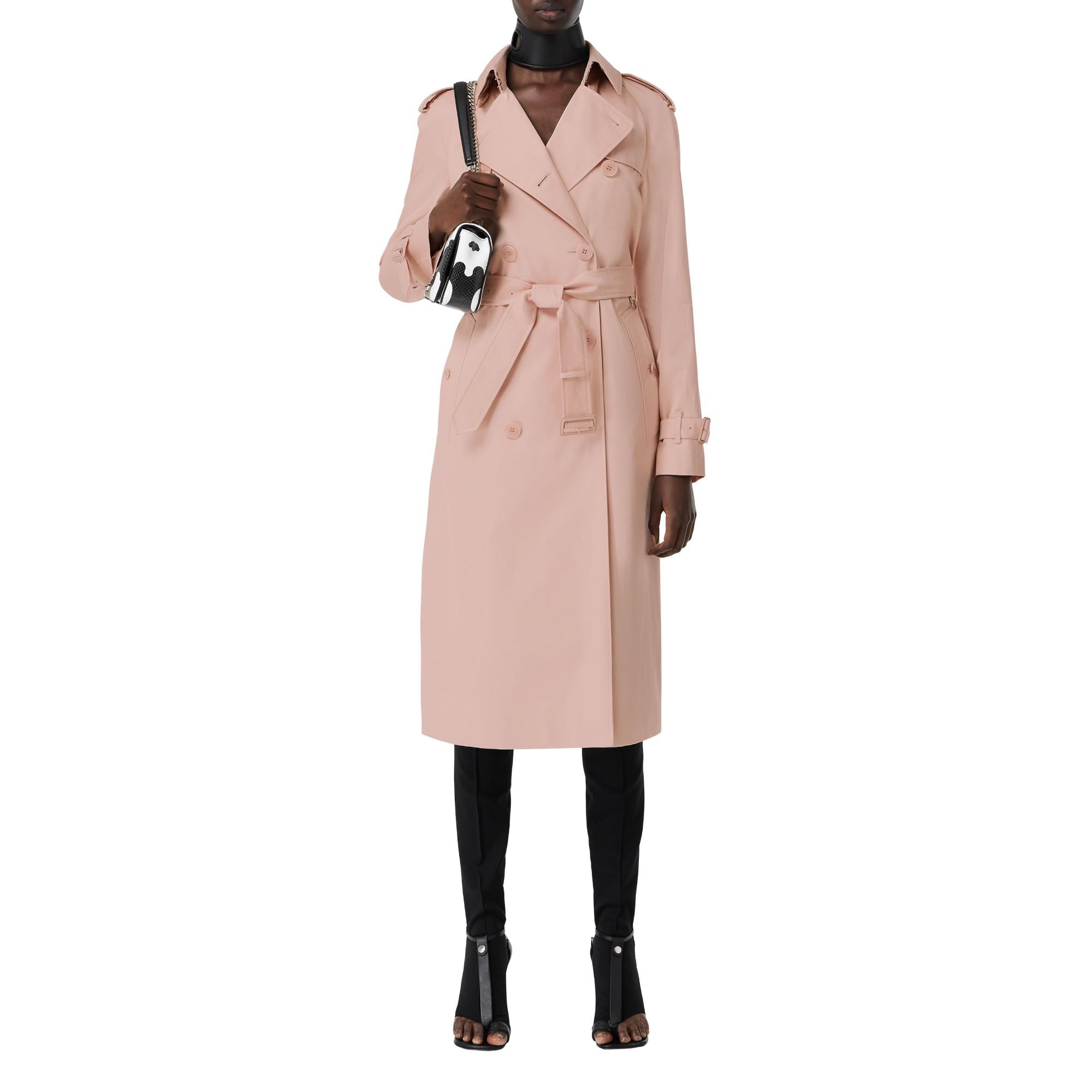 코튼 개버딘 트렌치코트