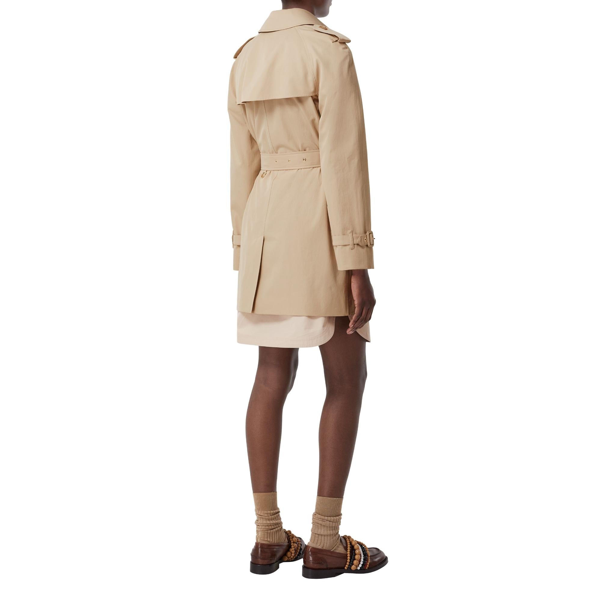 쇼트 라이트 워털루 트렌치코트