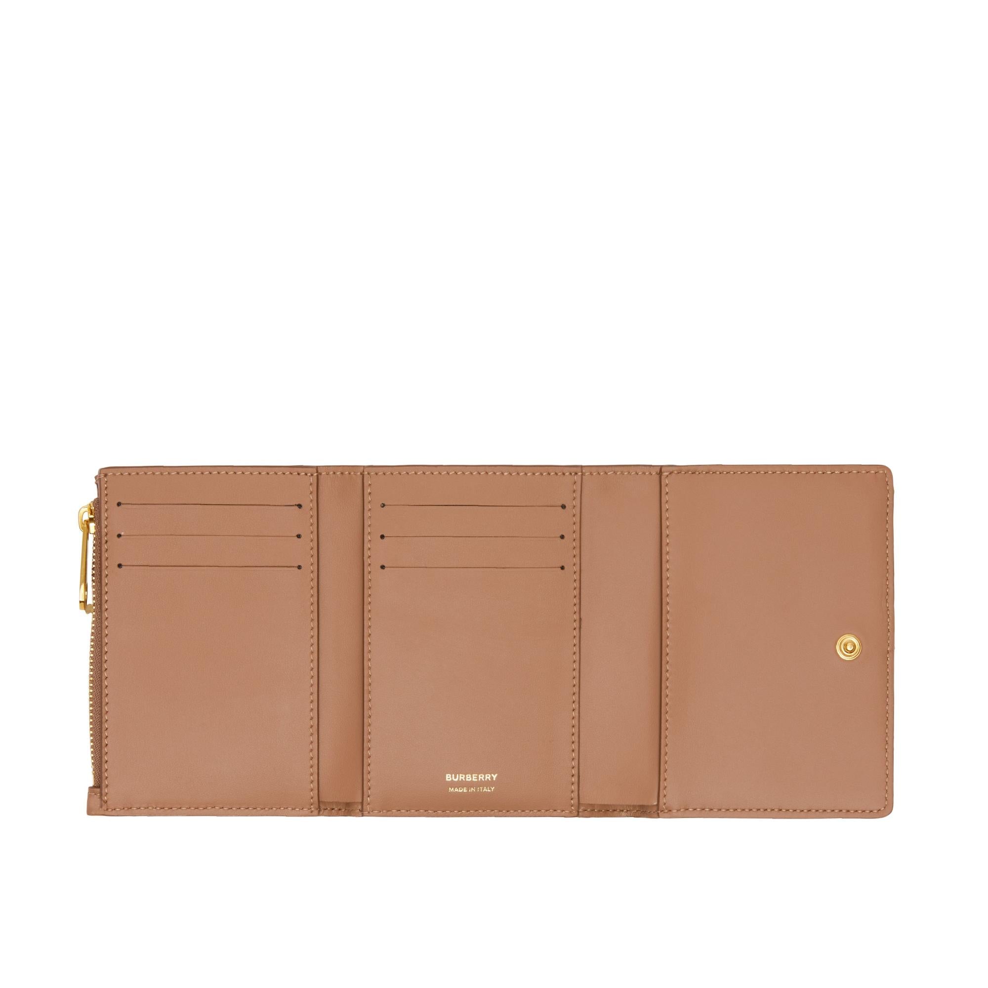 퀼팅 레더 스몰 롤라 반지갑