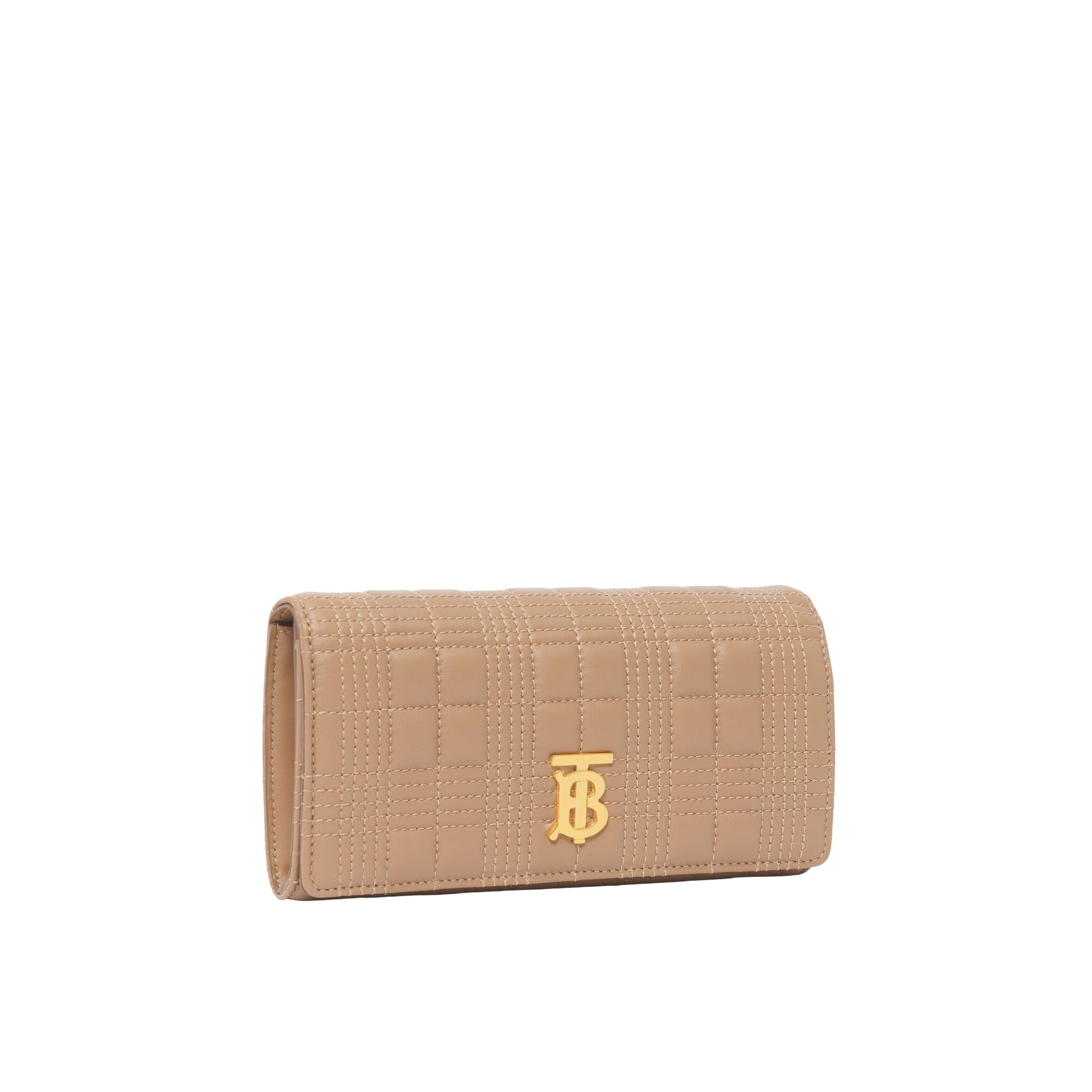 퀼팅 레더 롤라 장지갑