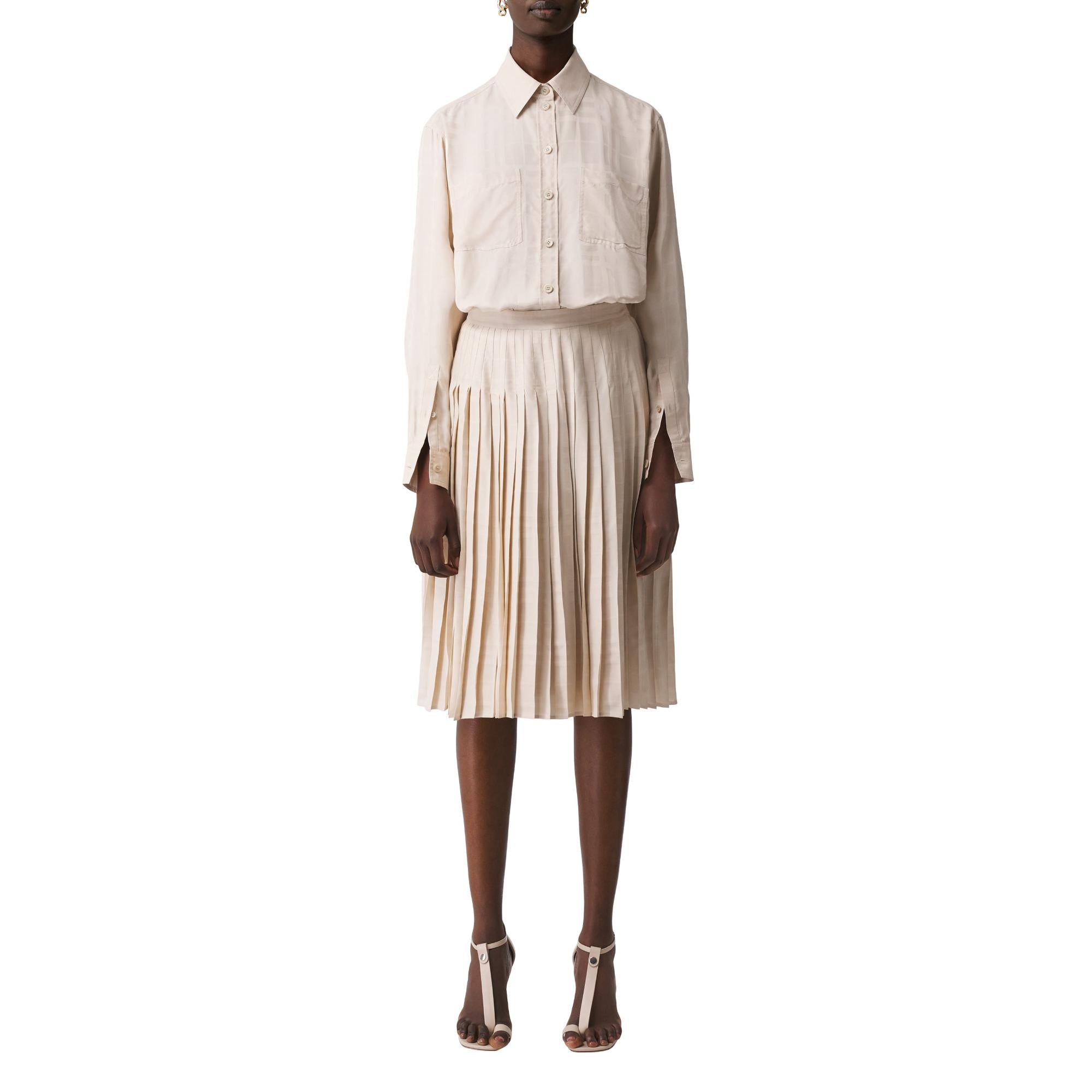 체크 비스코스 오버사이즈 셔츠