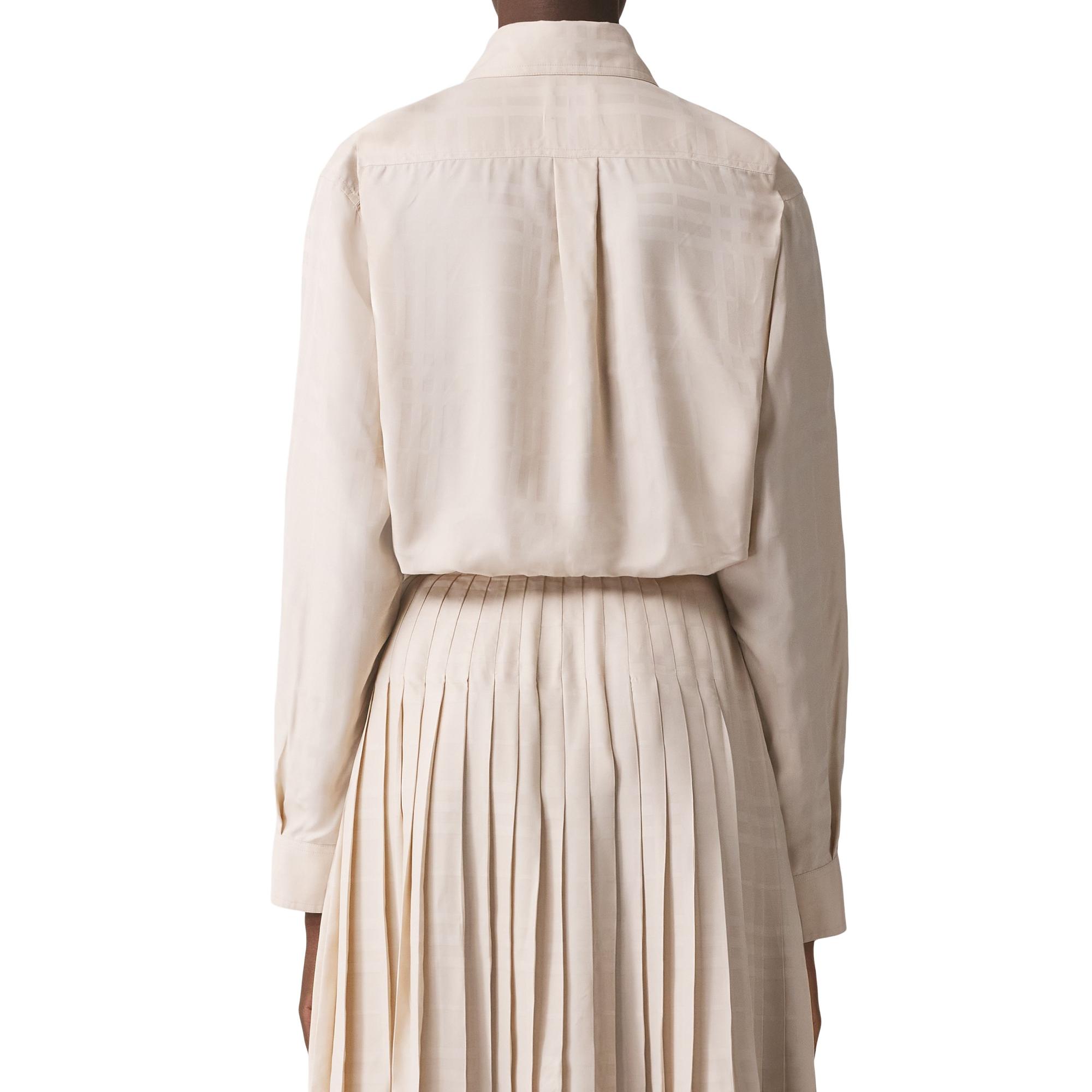 체크 비스코스 오버사이즈 셔츠