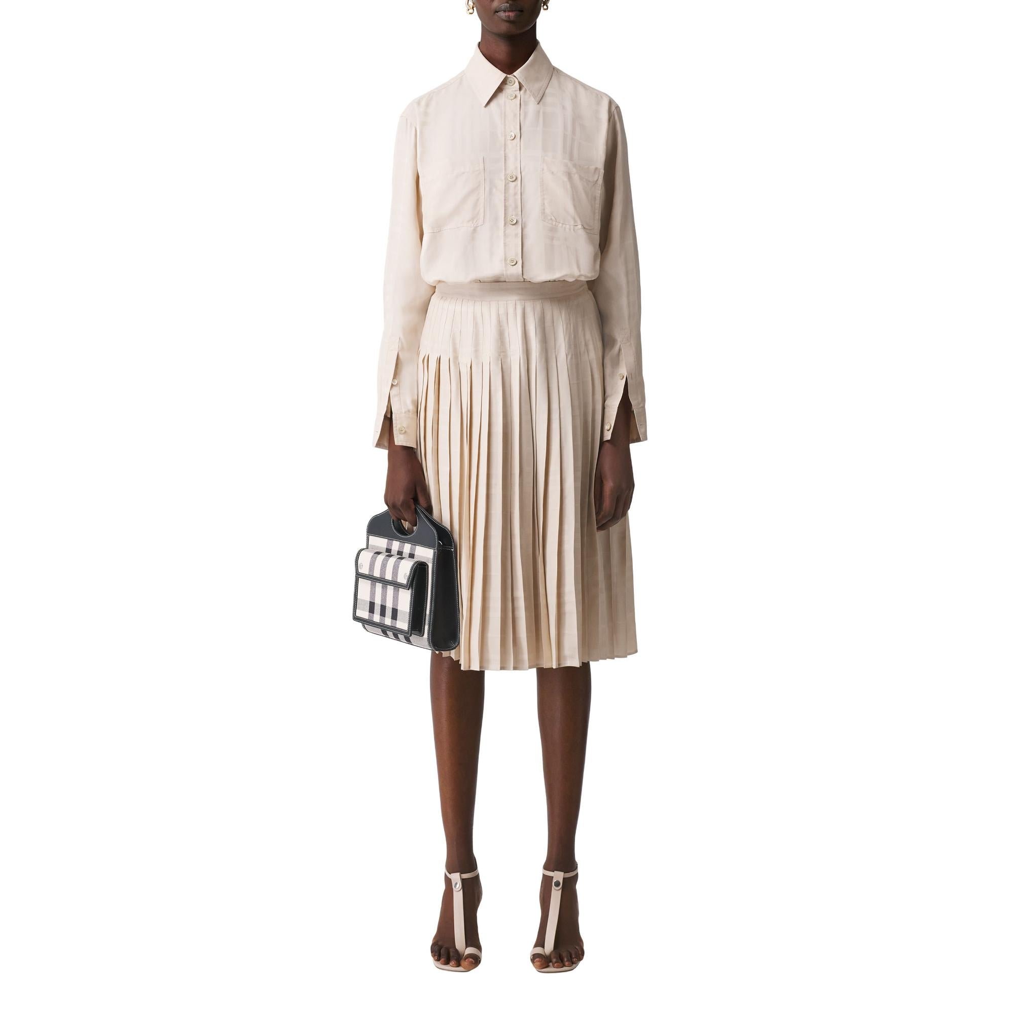 체크 비스코스 오버사이즈 셔츠