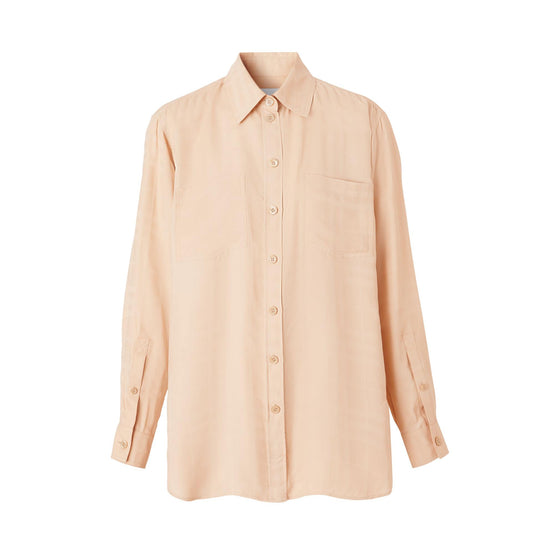 체크 비스코스 오버사이즈 셔츠