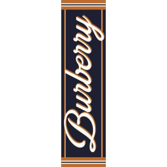 로고 스크립트 디테일 코튼 스카프