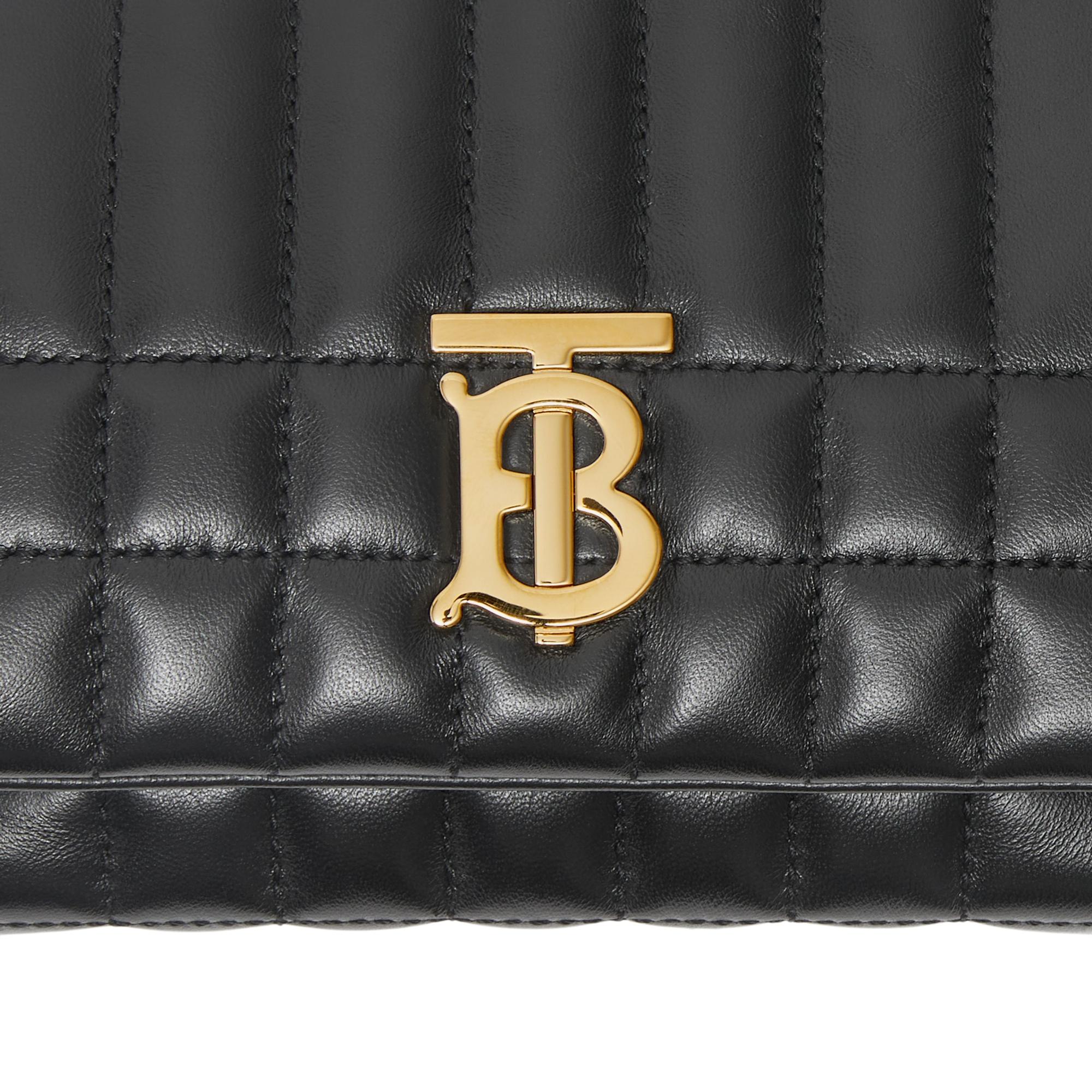 퀼팅 레더 미니 롤라 사첼