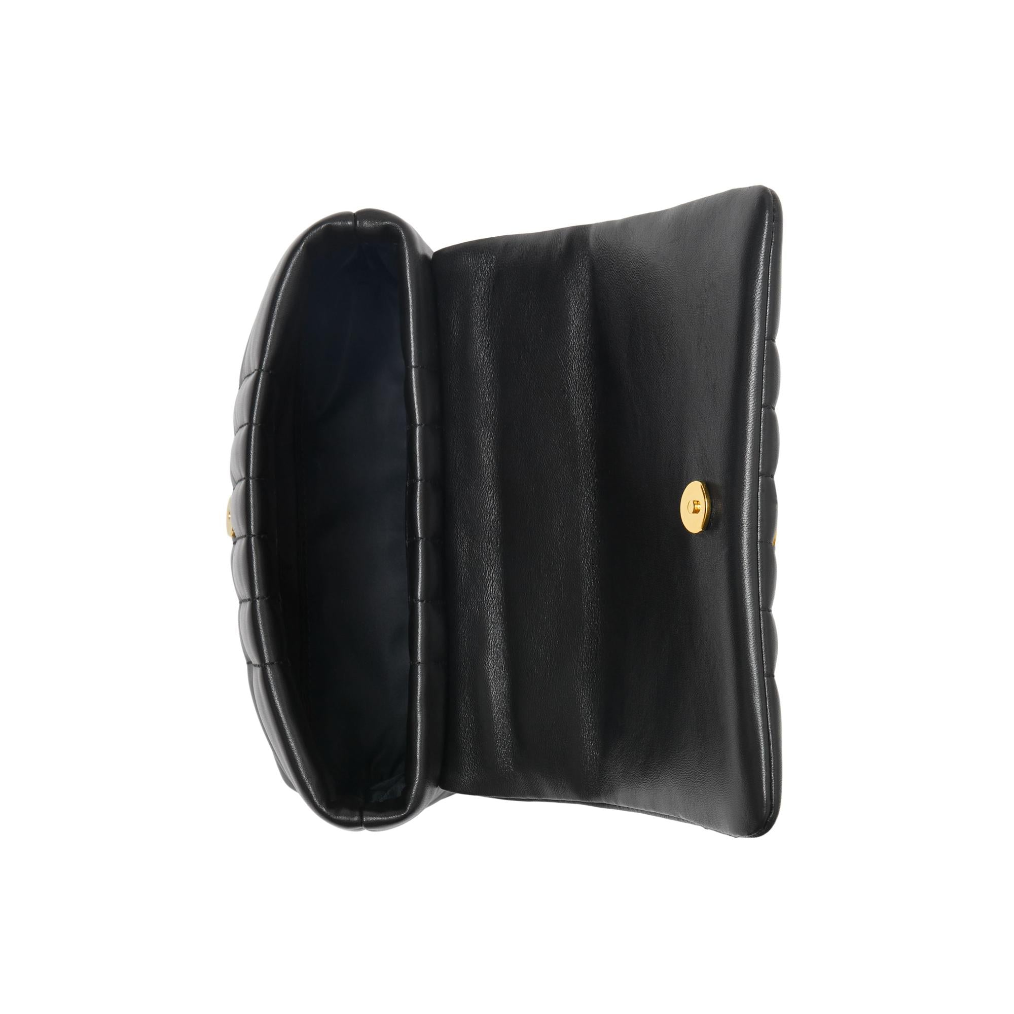 퀼팅 레더 미니 롤라 사첼